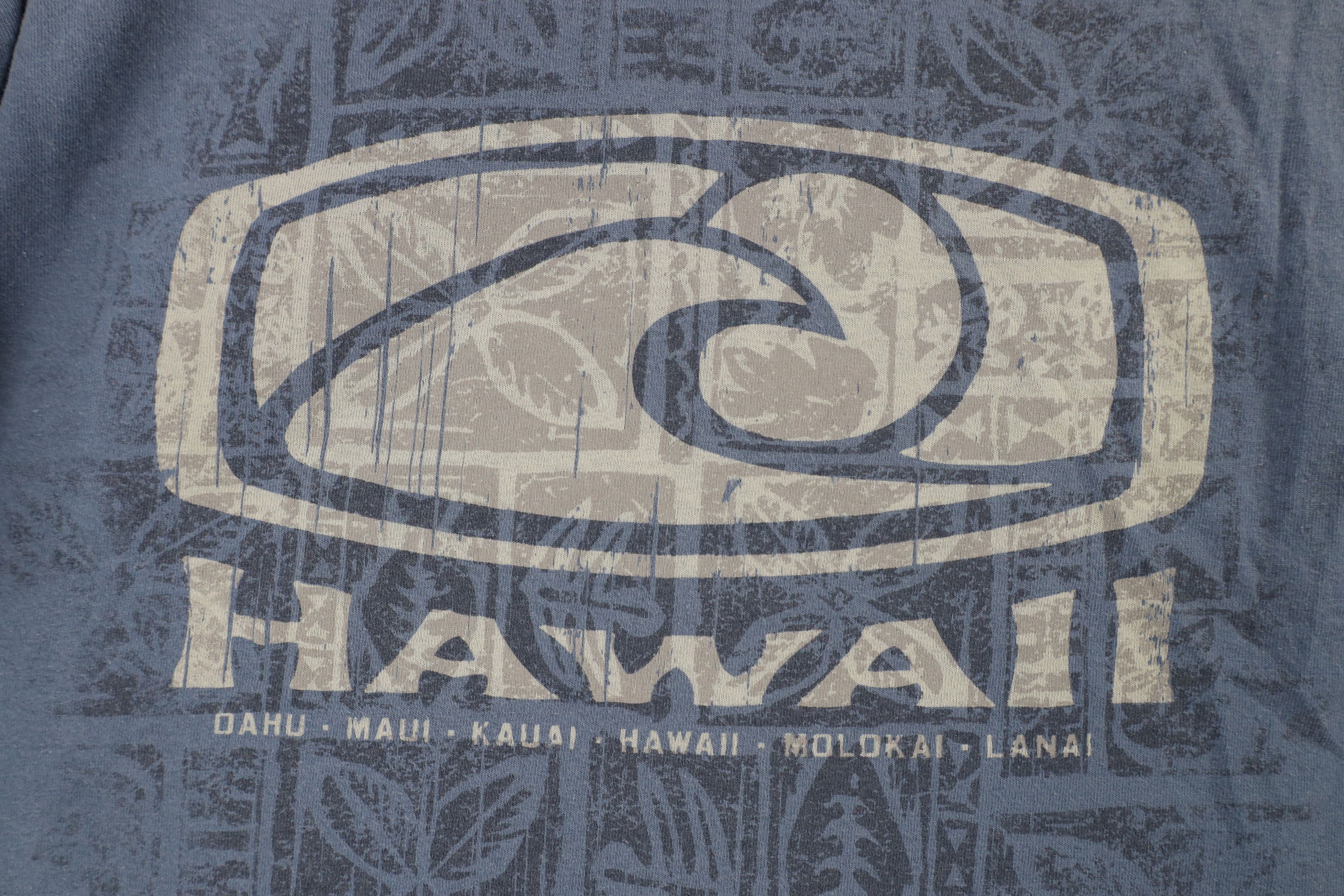 Vintage Vintage Y2K Streetwear Hawaii Surfing T-Shirt Blue Cotton Size US XL / EU 56 / 4 - 10 Thumbnail