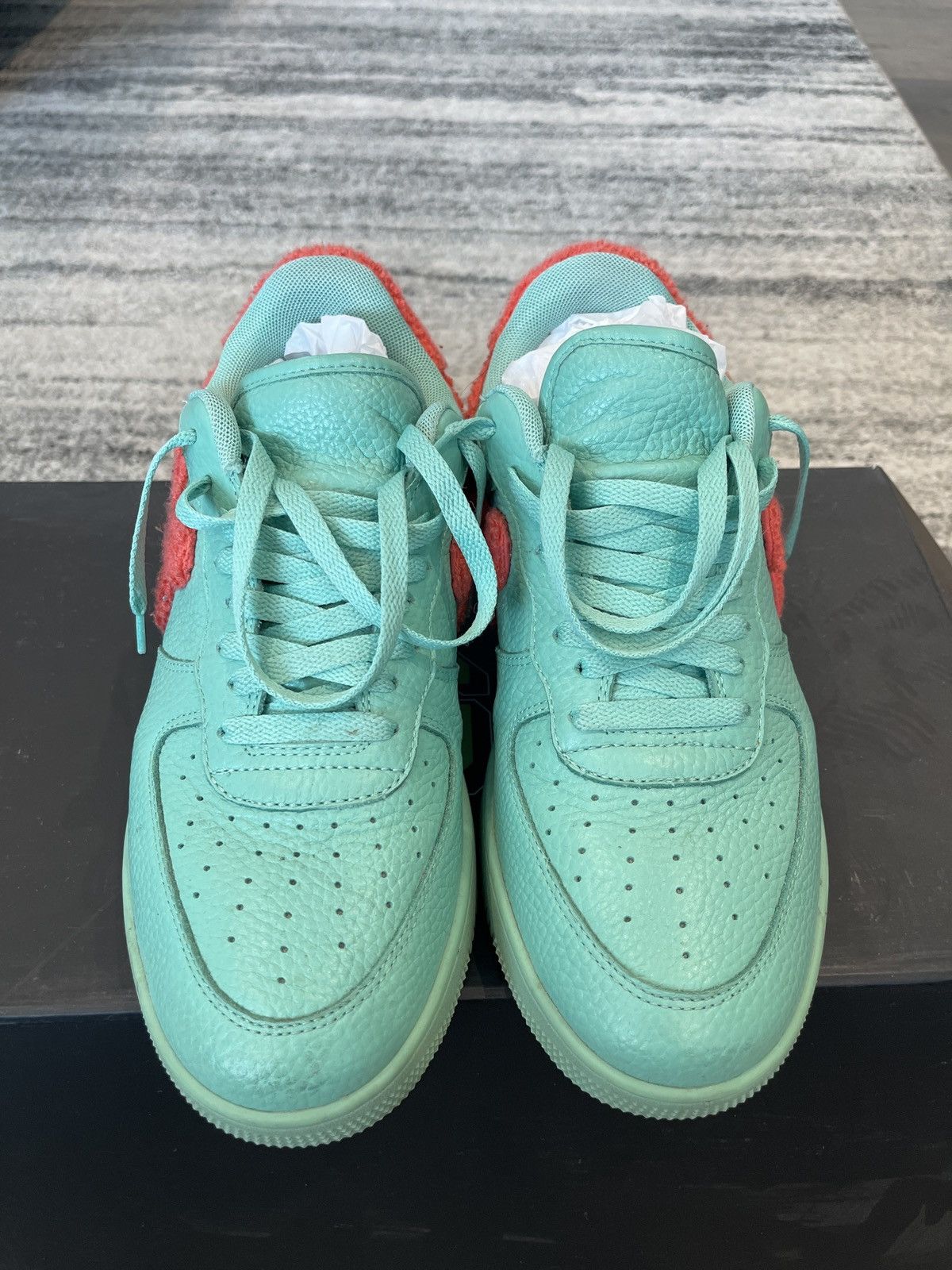 John Geiger John Geiger GF-01 Teal / Peach Chenille Size US 8 / EU 41 - 2 Thumbnail