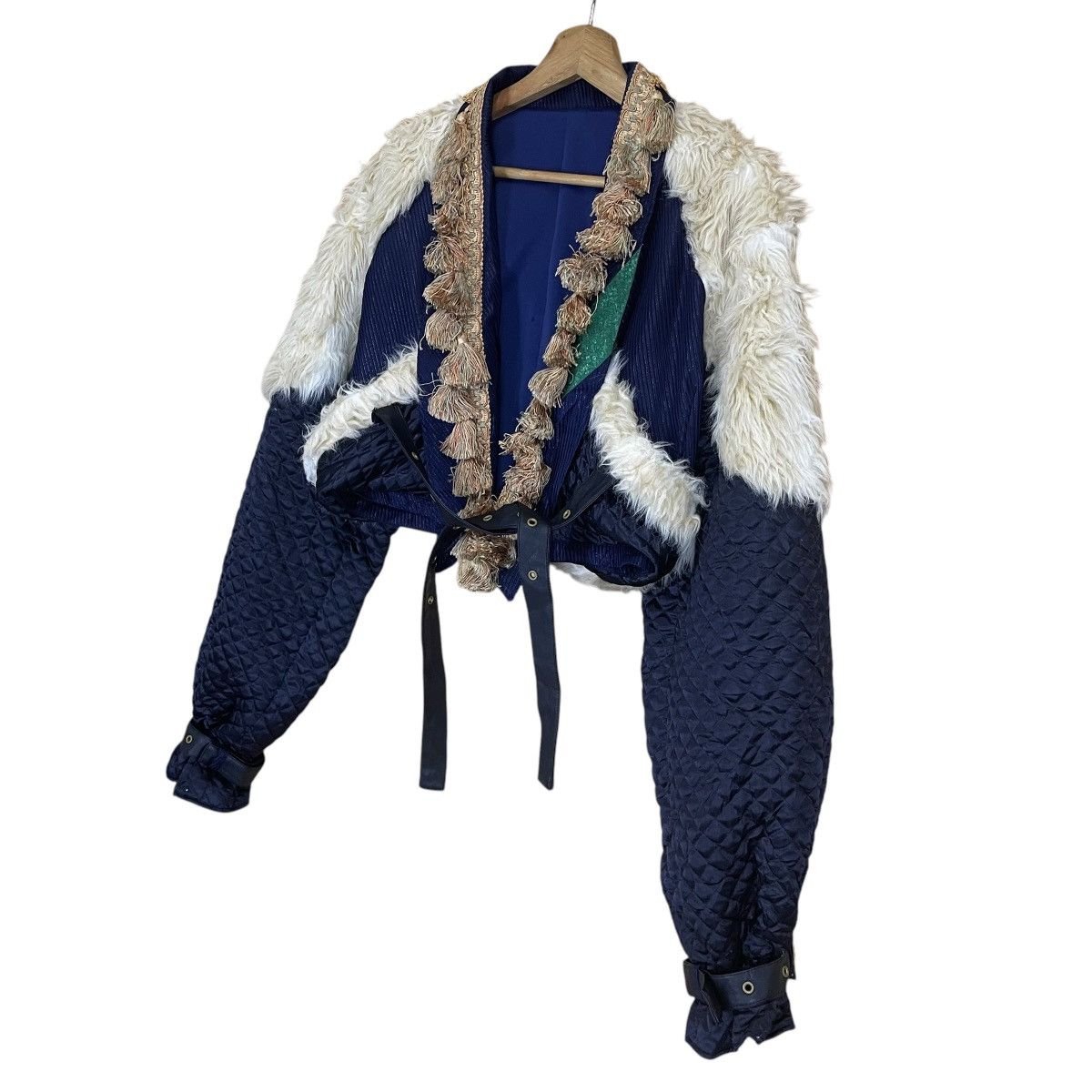 Beauty Beast JAPANASE FUR CROPPED JACKET INSPIRED JEAN PAUL GAULTIER Size US S / EU 44-46 / 1 - 3 Thumbnail