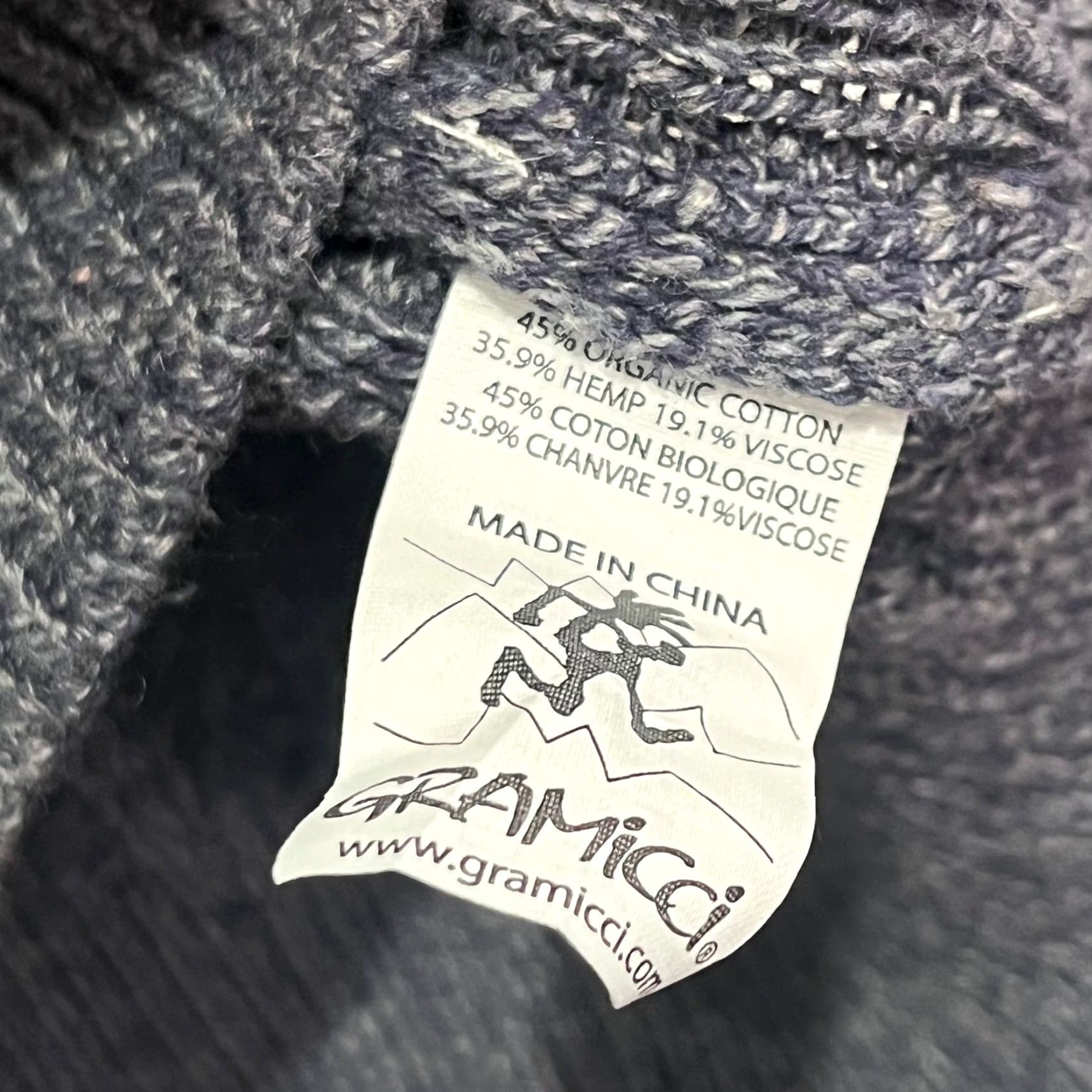 Gramicci Gramicci Gray Cable Knit Hemp Organic Cotton Blend Crewneck Sweater Mens S Size US S / EU 44-46 / 1 - 3 Thumbnail