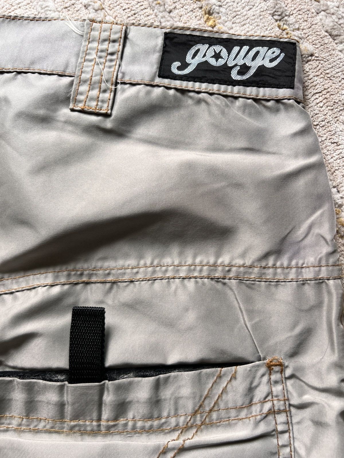 Other Vtg Gouge Skateboards Mase in USA Baggy Wide Pants Size US 36 / EU 52 - 6 Thumbnail