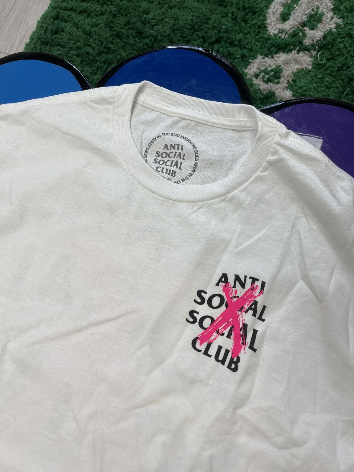 Anti Social Social Club Anti Social Social Club Cancelled White T-shirt Size US XL / EU 56 / 4 - 3 Thumbnail