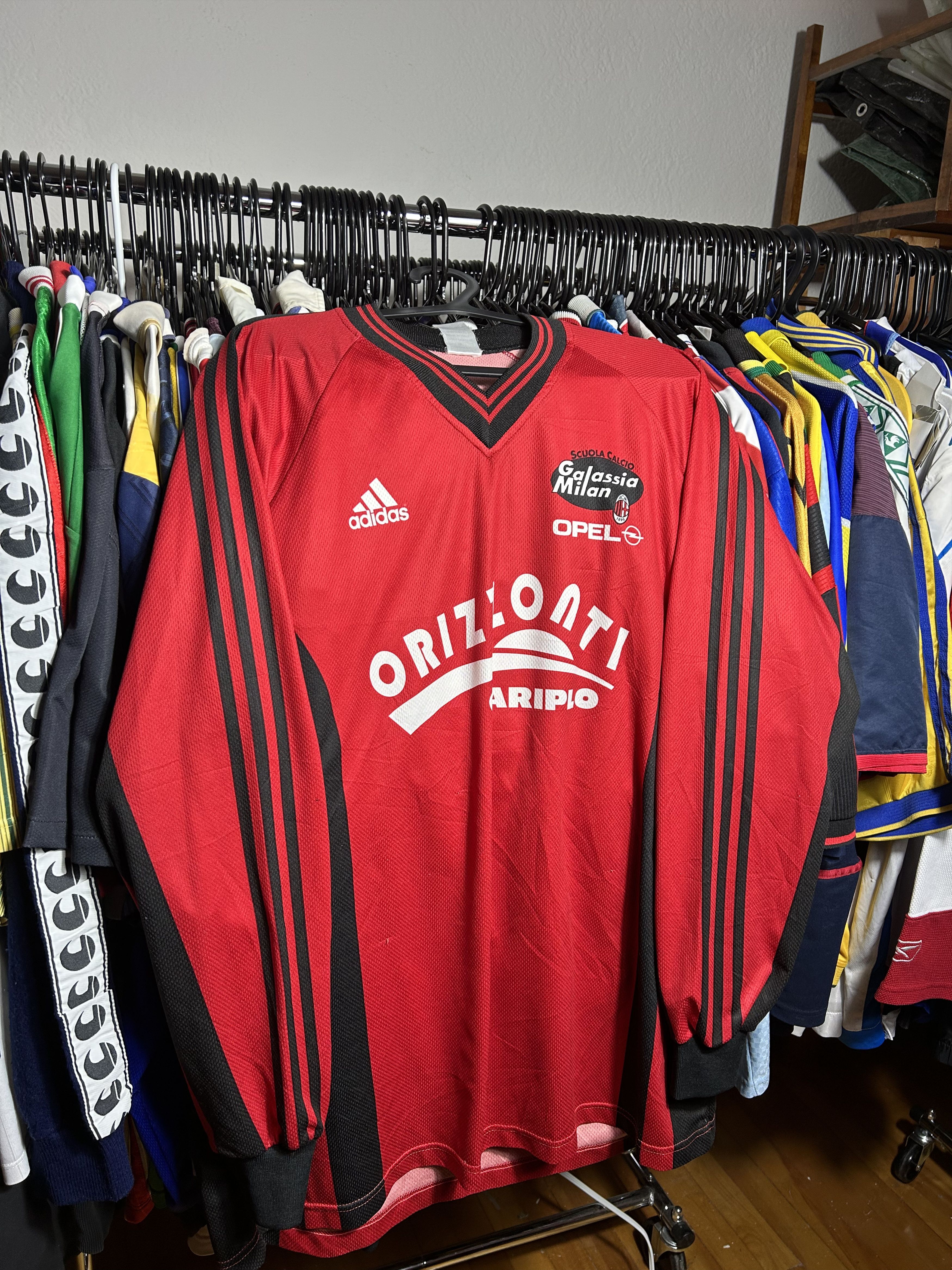Adidas Ac Milan 2000/01 Scuola Calcio Adidas Training Size US L / EU 52-54 / 3 - 1 Thumbnail