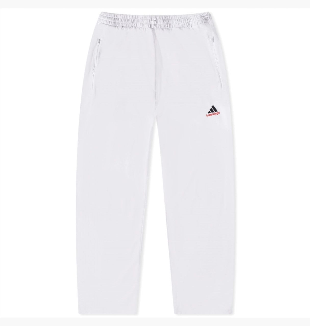 Adidas × Balenciaga o1mt1gz1024 Baggy Sweatpants & Joggers in White Size US 32 / EU 48 - 2 Thumbnail