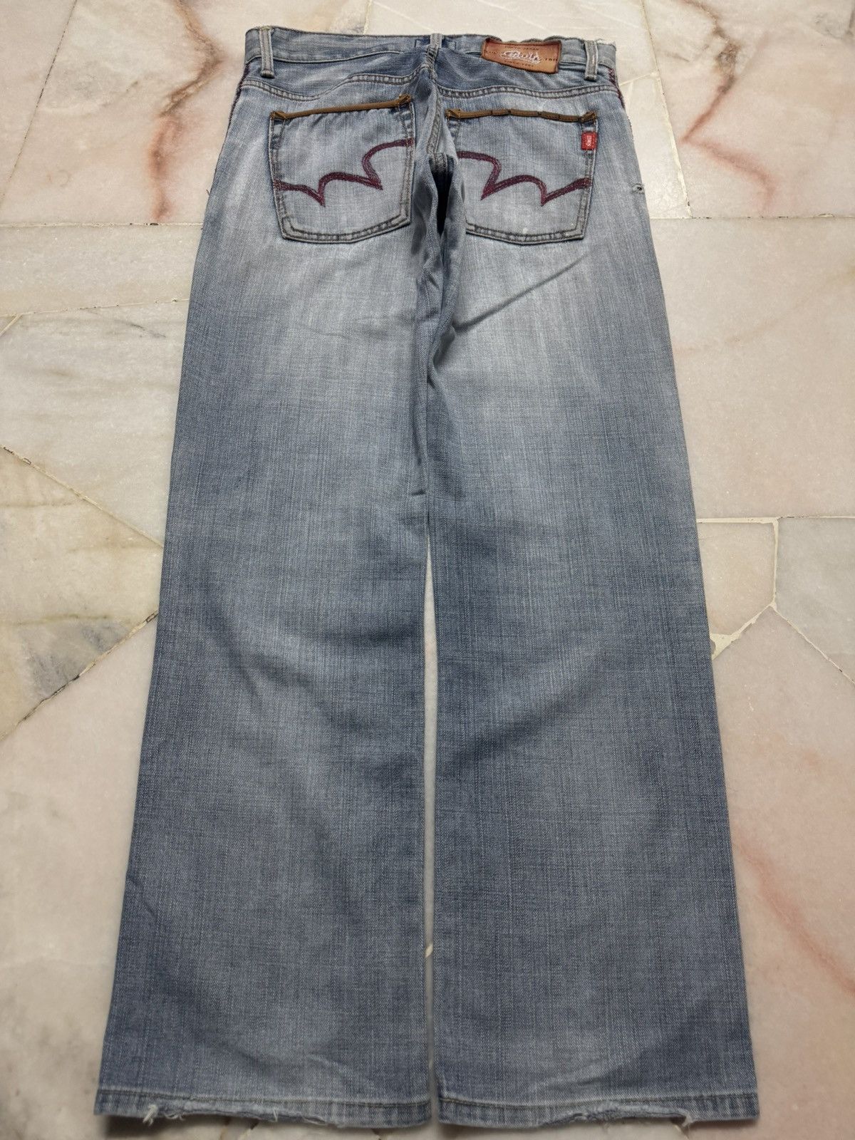 Edwin INSANE SASHIKO BORO 90s EDWIN JEANS Size US 29 - 12 Thumbnail