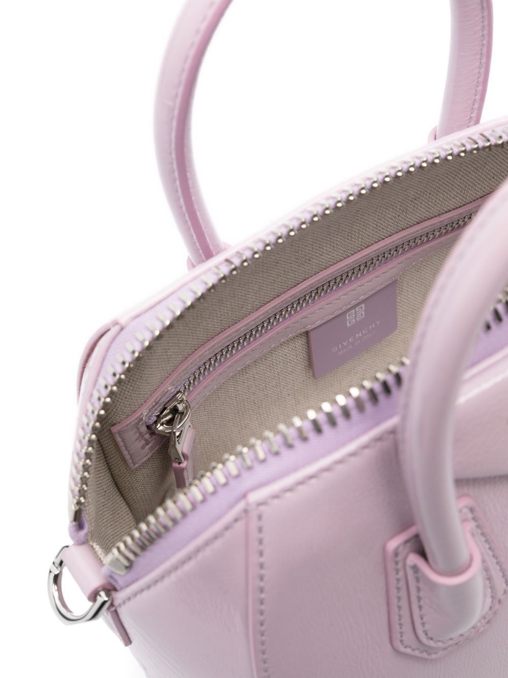 Givenchy o1srvl11e0825 Size: OS / Mini Antigona Tote Bag in Lilac Size ONE SIZE - 5 Thumbnail
