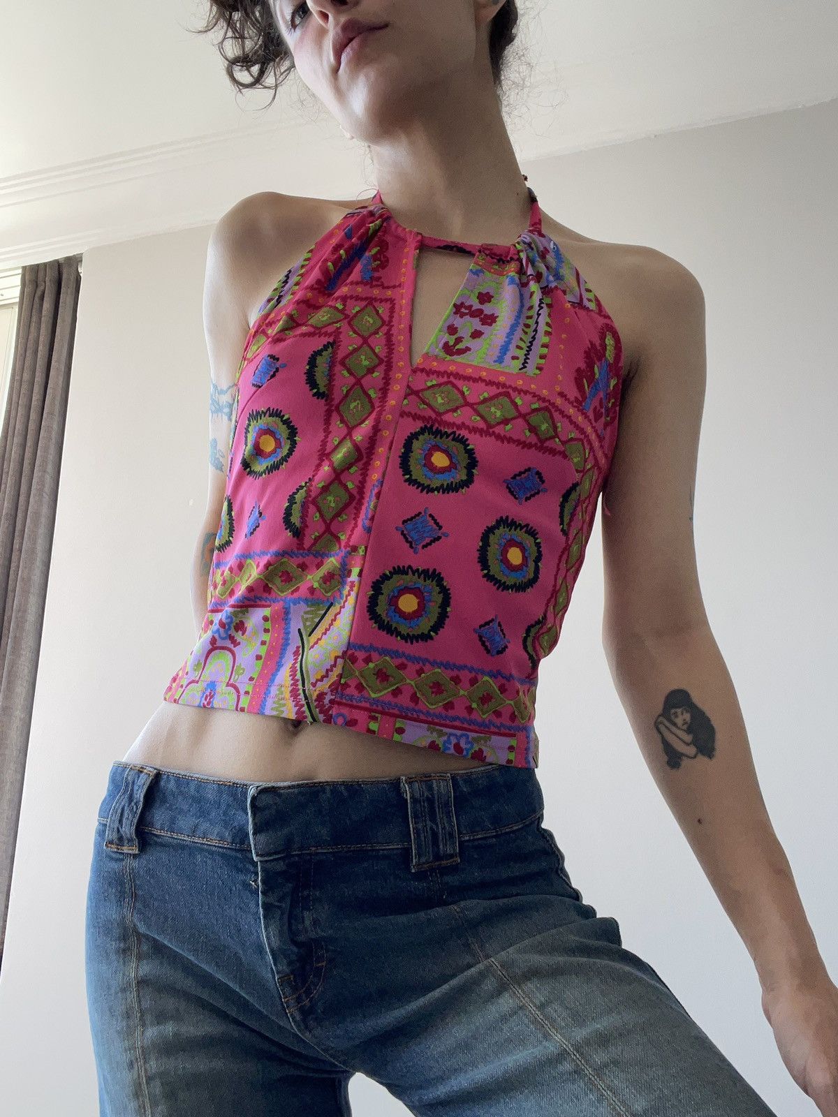 Vintage Adil isik top Size S / US 4 / IT 40 - 2 Thumbnail