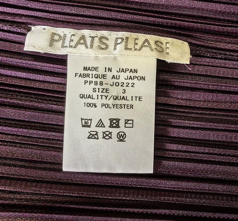 Issey Miyake issey miyake size:3 Purple striped cardigan Size XXS / US 00 / IT 34 - 2 Thumbnail