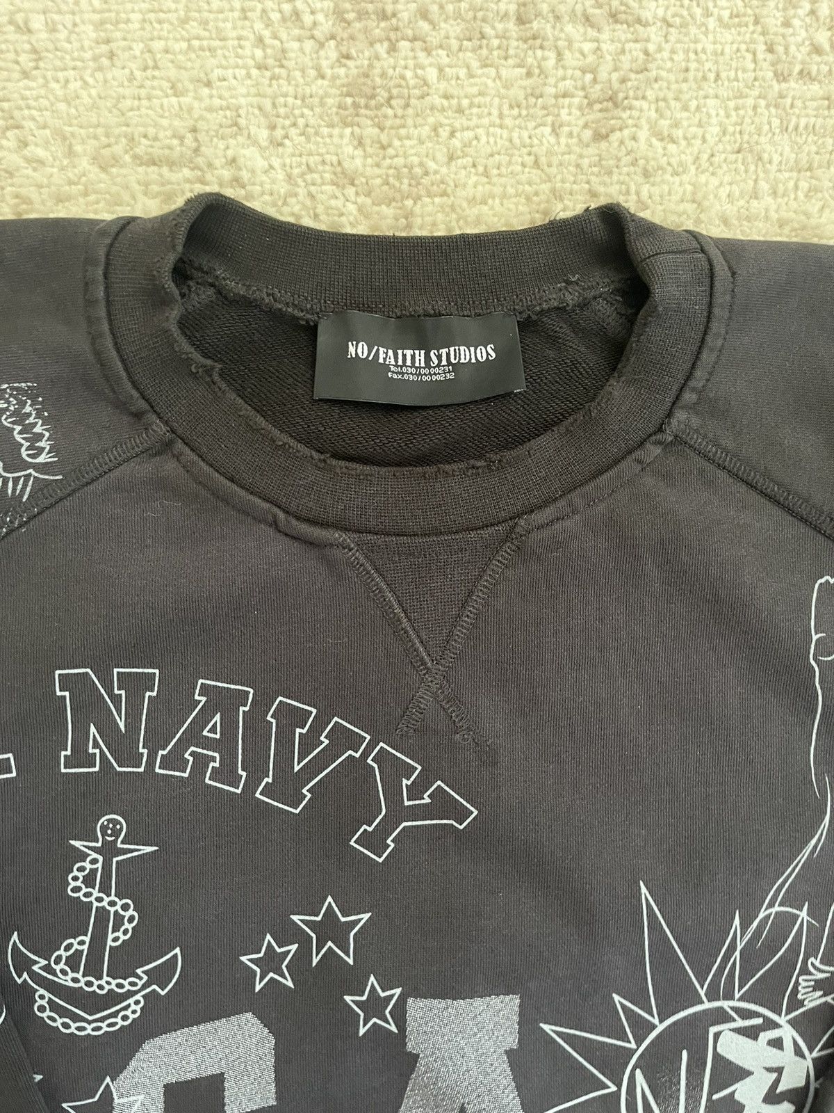 No Faith Studios No Faith Studios Graffiti Crewneck Size US M / EU 48-50 / 2 - 5 Thumbnail