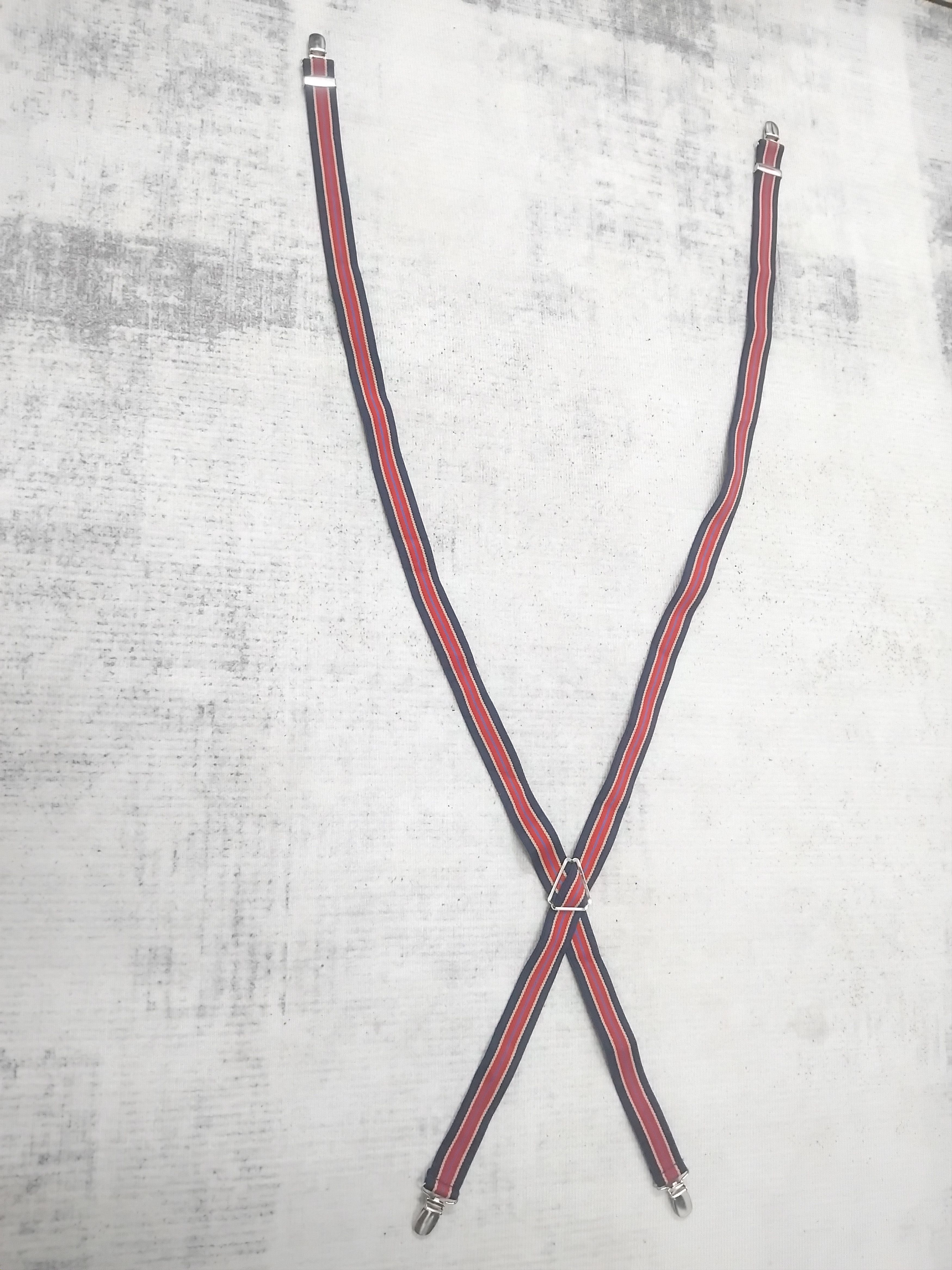 Japanese Brand Stripe streetwear Suspender Size ONE SIZE - 2 Thumbnail