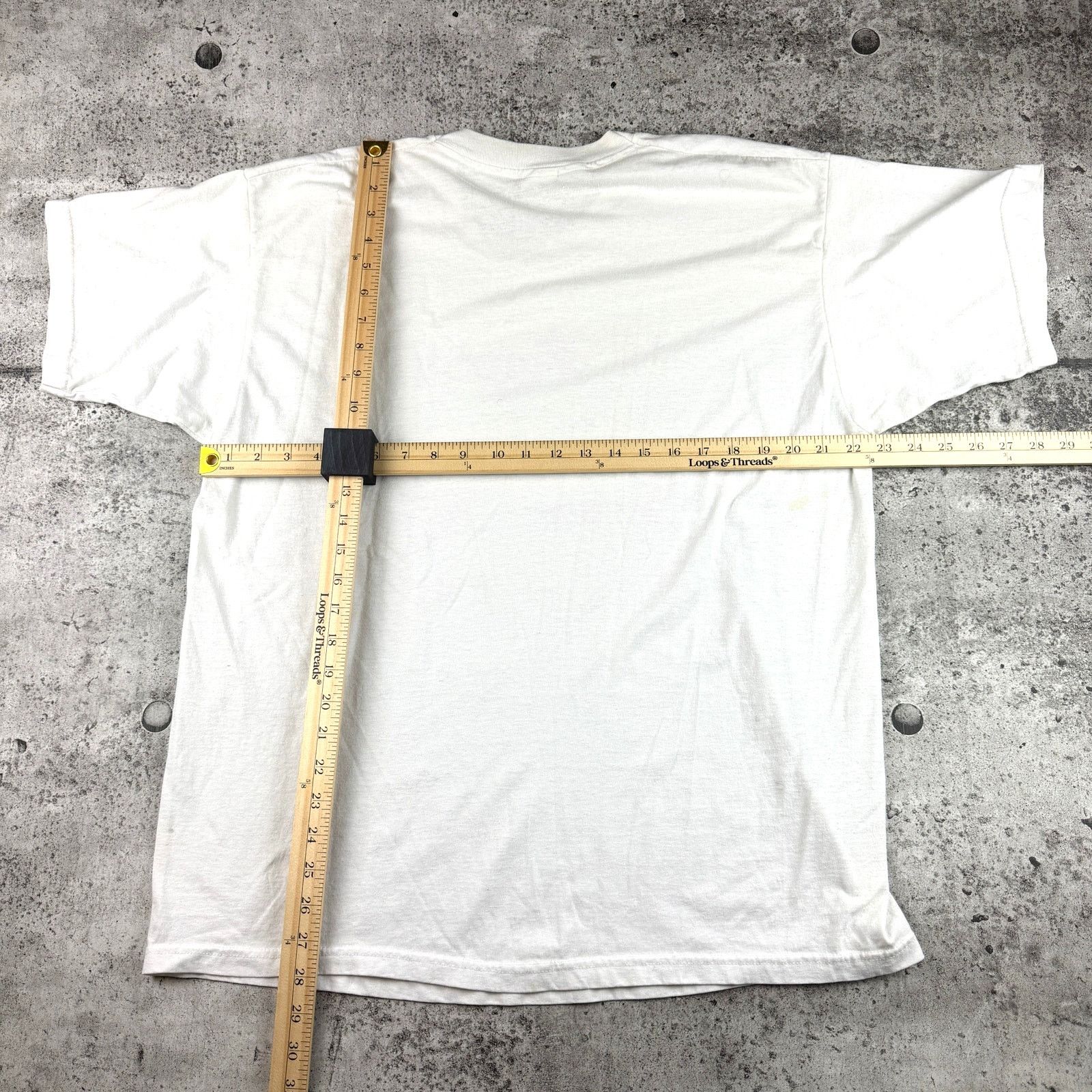 Fruit Of The Loom Vintage Jesus Shirt I Know Jesus Loves Me Size XL Size US XL / EU 56 / 4 - 7 Thumbnail