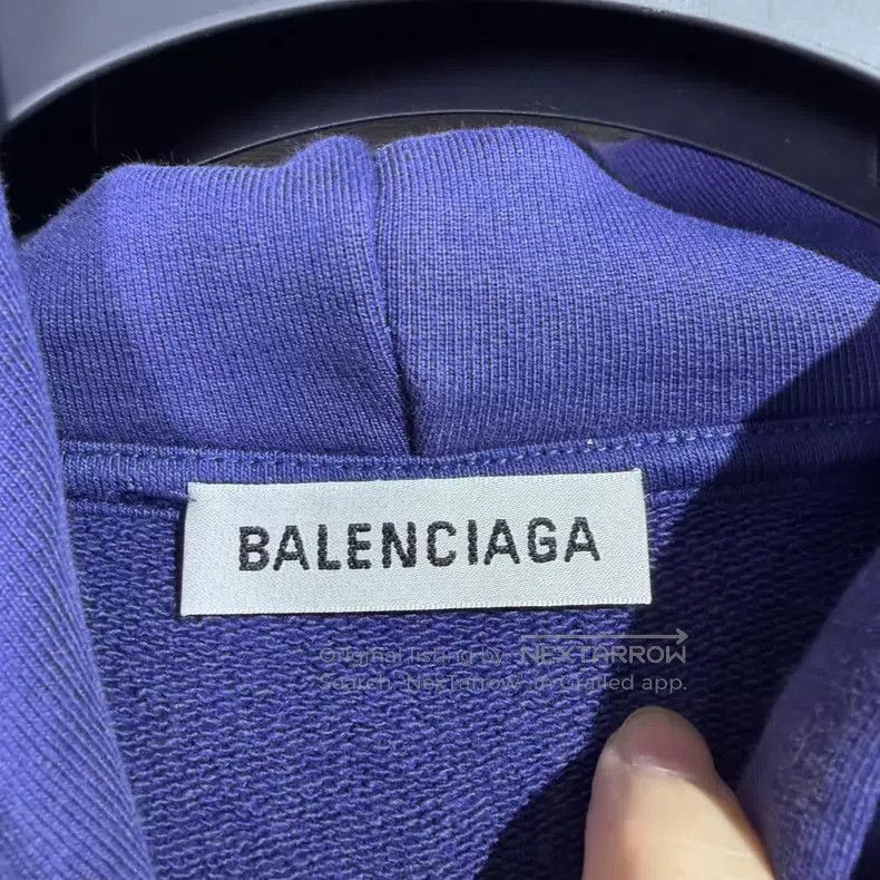 Balenciaga Balenciaga Dark Blue Coca-Cola Hooded Sweatshirt Size US S / EU 44-46 / 1 - 5 Thumbnail