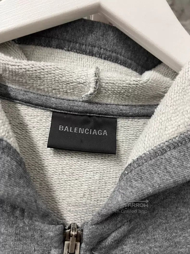 Balenciaga Balenciaga Lion Embroidered Slim Fit Zip-Up Hoodie Size US L / EU 52-54 / 3 - 4 Thumbnail