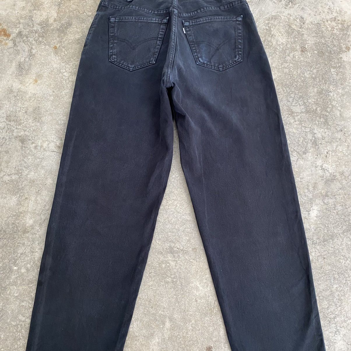 Levi's Vintage 1998 Levis Silvertab Black “LOOSE” Baggy Denim Jeans Size US 34 / EU 50 - 12 Thumbnail