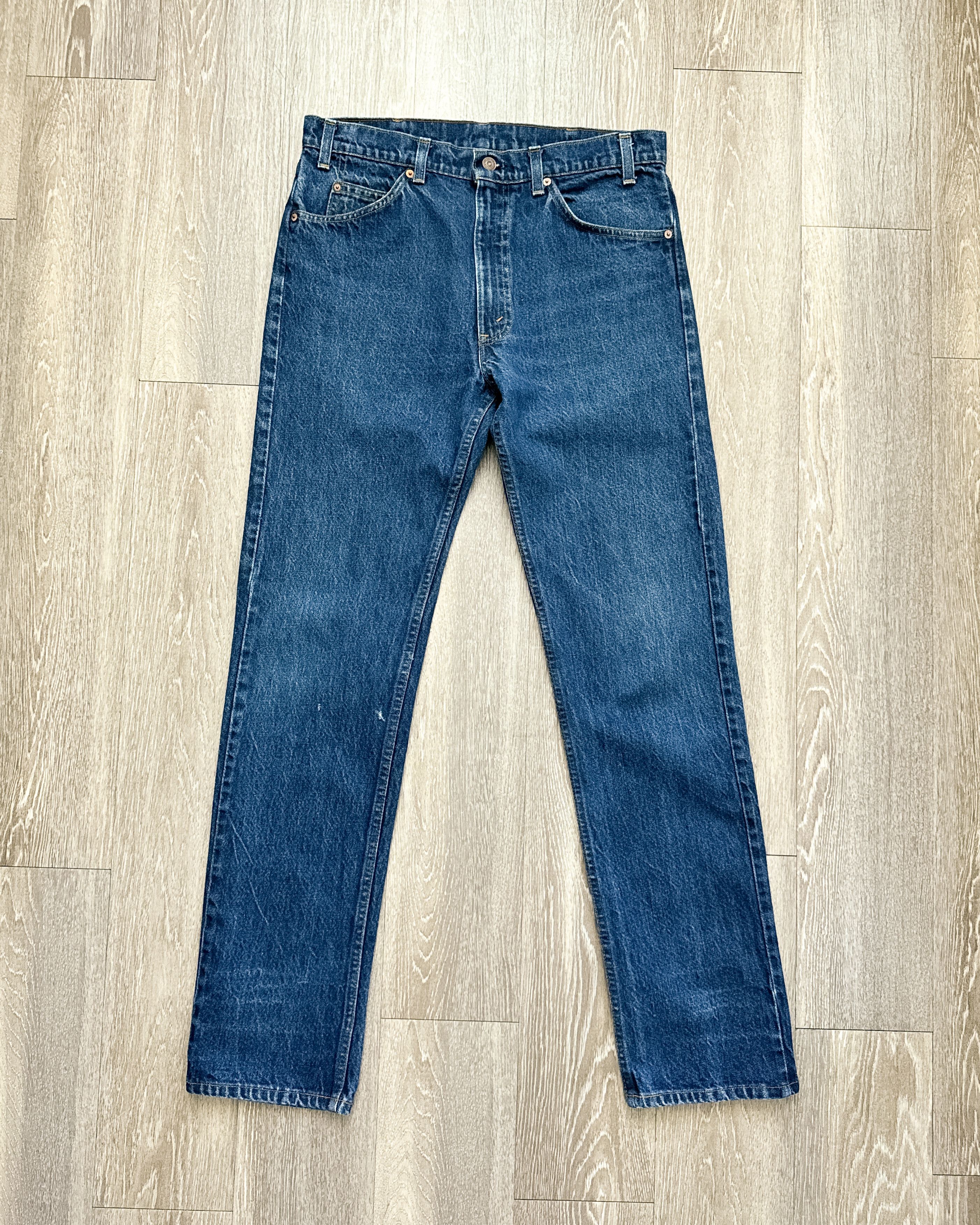 Levi's Vintage 1970s Levi's 505 Jeans Orange Tab Straight Leg 33 Size US 33 - 1 Thumbnail