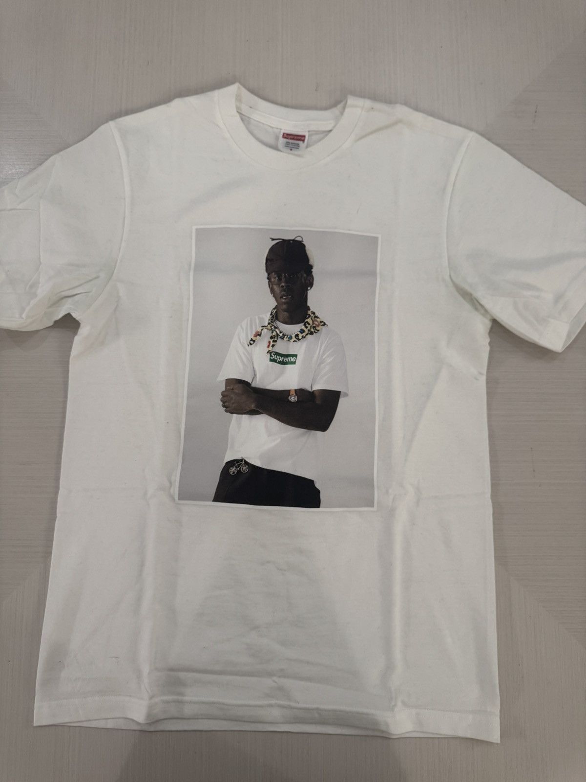 Supreme Supreme Tyler The Creator Photo Tee White Sz S FW24 Used Size US S / EU 44-46 / 1 - 1 Thumbnail
