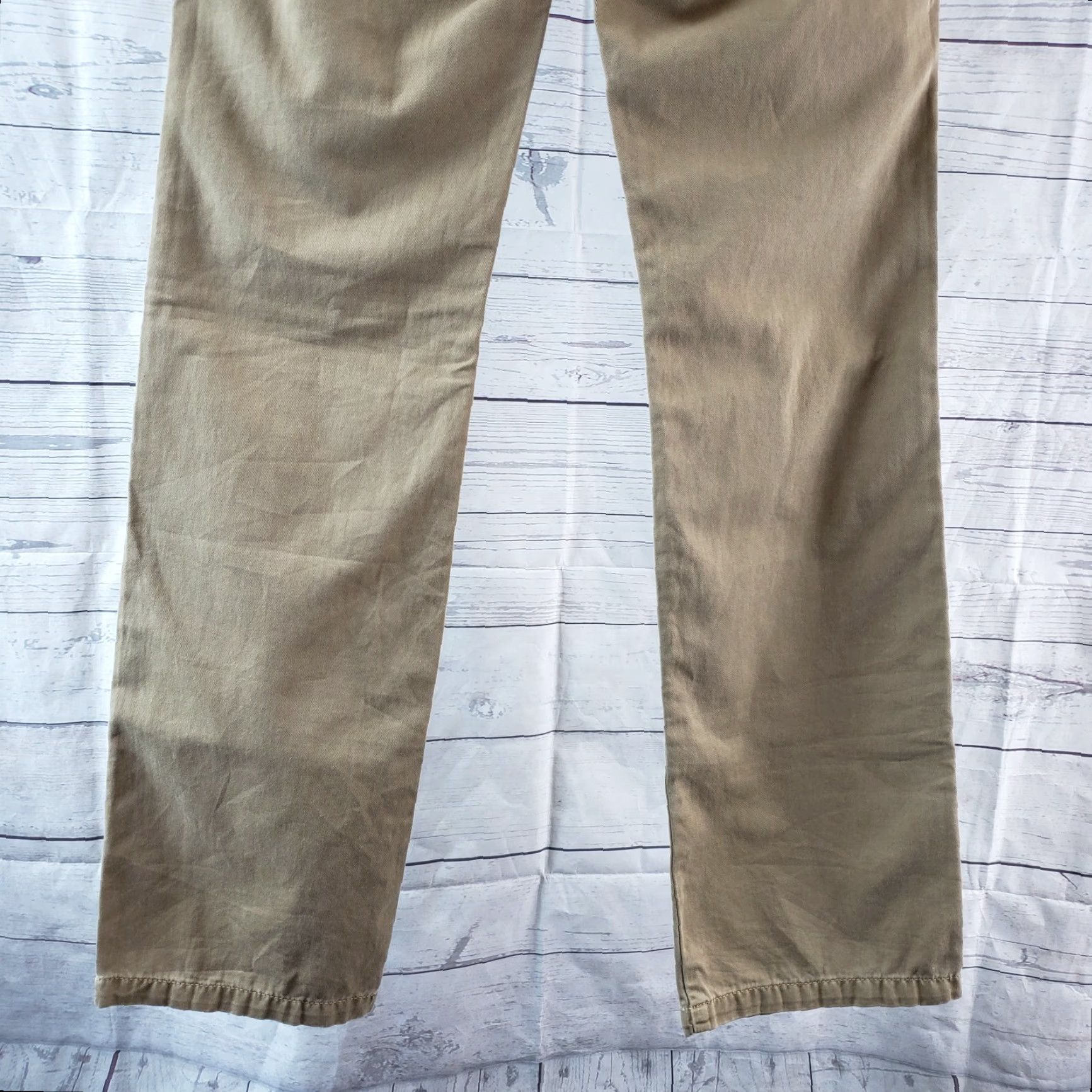 Hurley Hurley Women's Pants Size 1 Chino Low Rise 31 Inseam Cotton Tan Brown Patch Work Vintage: No Size 25" / US 0 / IT 36 - 5 Thumbnail