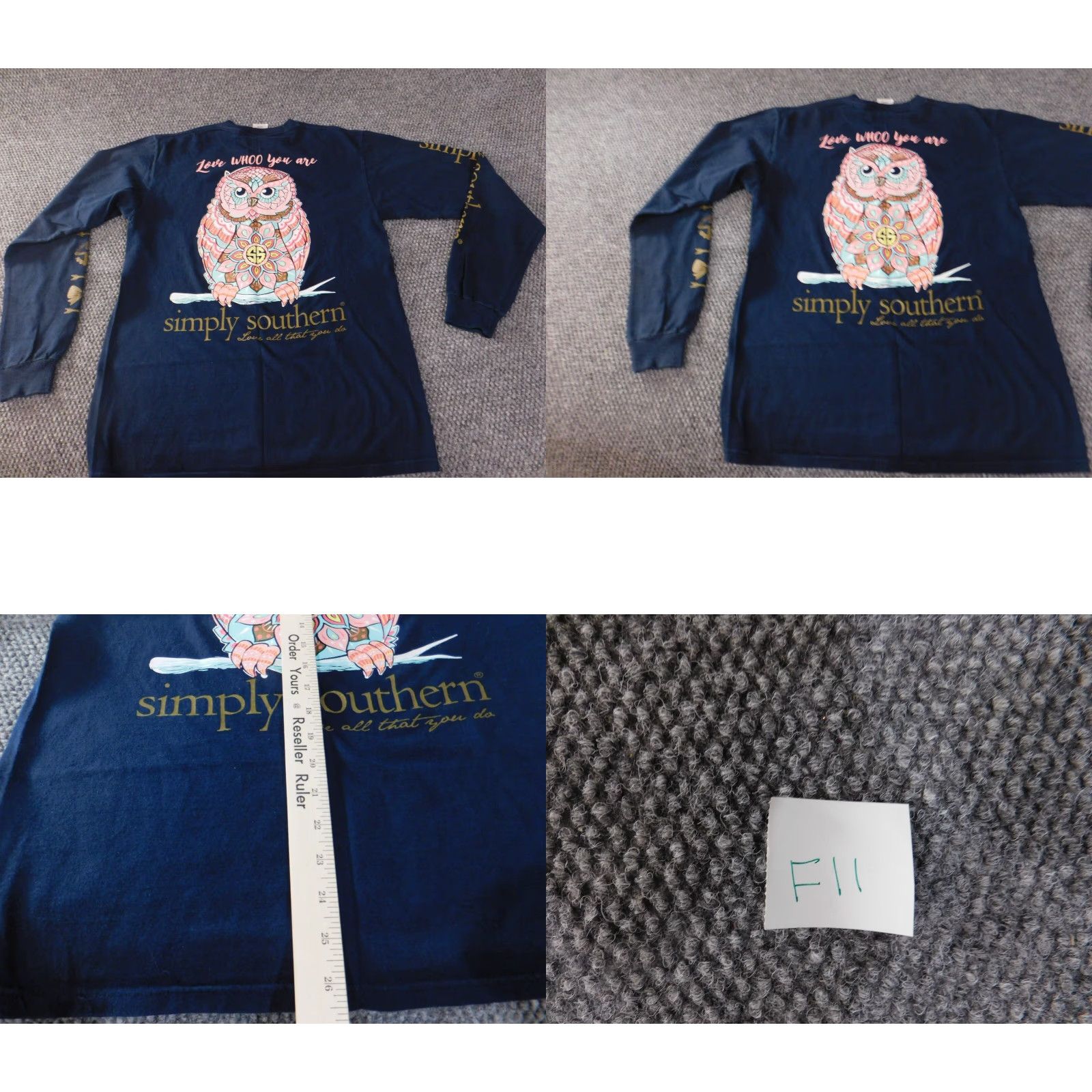 Vintage Simply Southern Shirt Mens M blue owl graphic classic tee nature Shirt Mens Blue Owl Graphic Classic tee nature VINTAGE? No. Size US M / EU 48-50 / 2 - 8 Thumbnail
