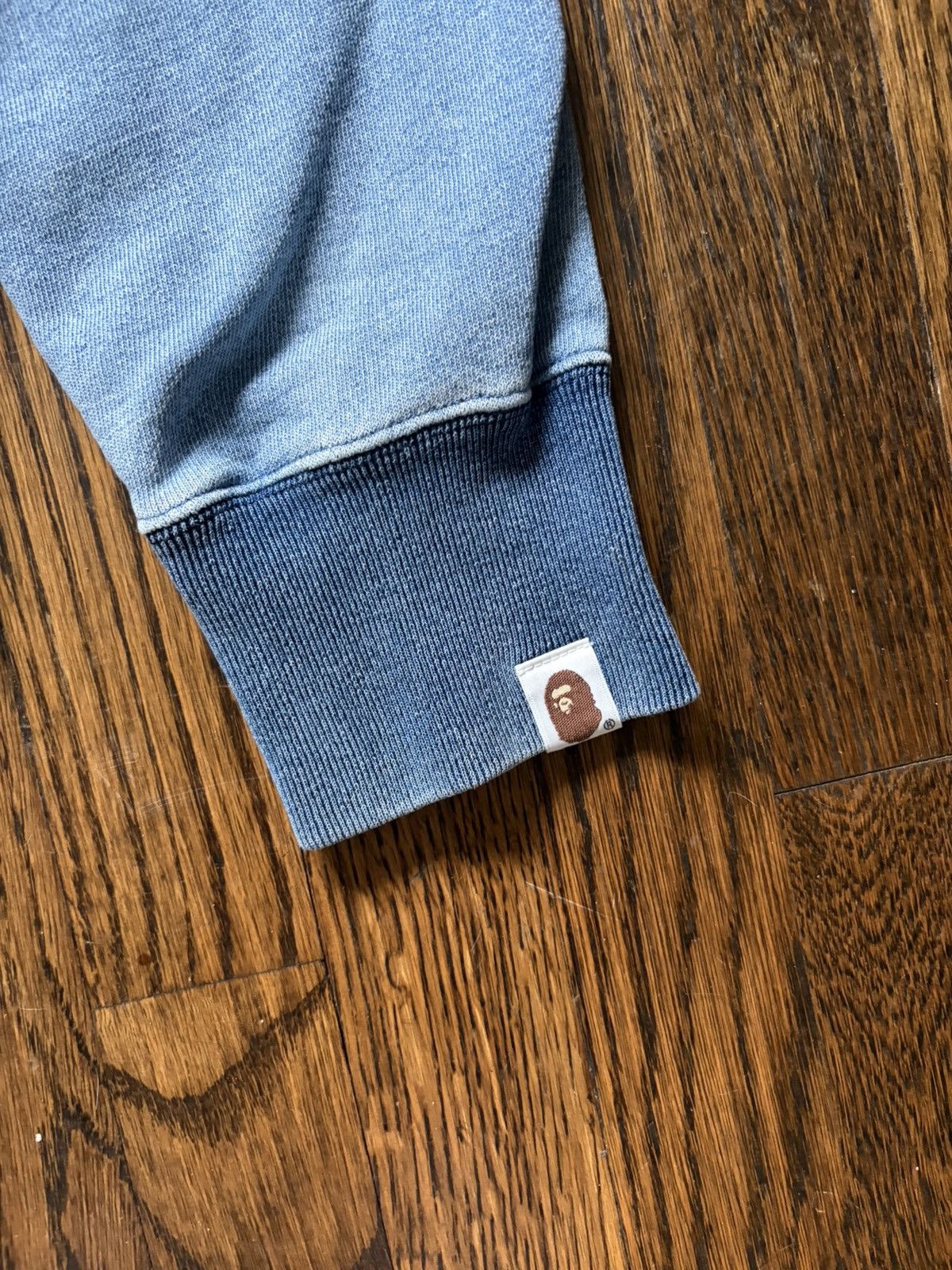 Bape Bape Indigo Full Zip Shark Hoodie Size US M / EU 48-50 / 2 - 8 Thumbnail