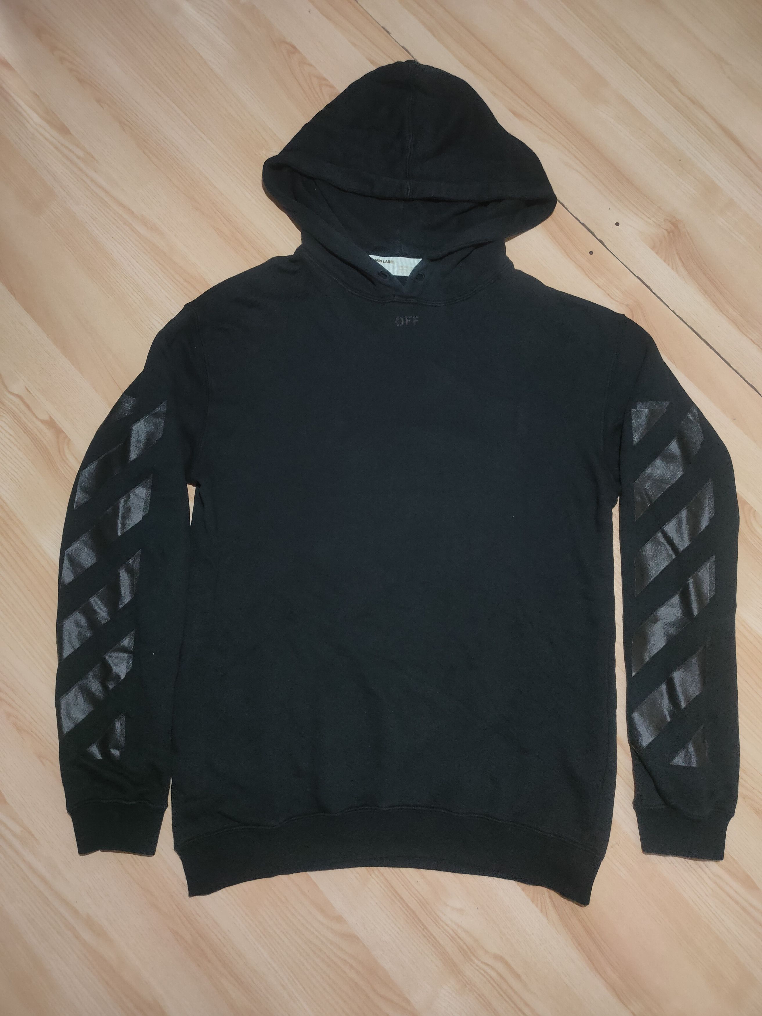 Off-White OFF-WHITE HOODIE ALL BLACK Size US M / EU 48-50 / 2 - 1 Thumbnail