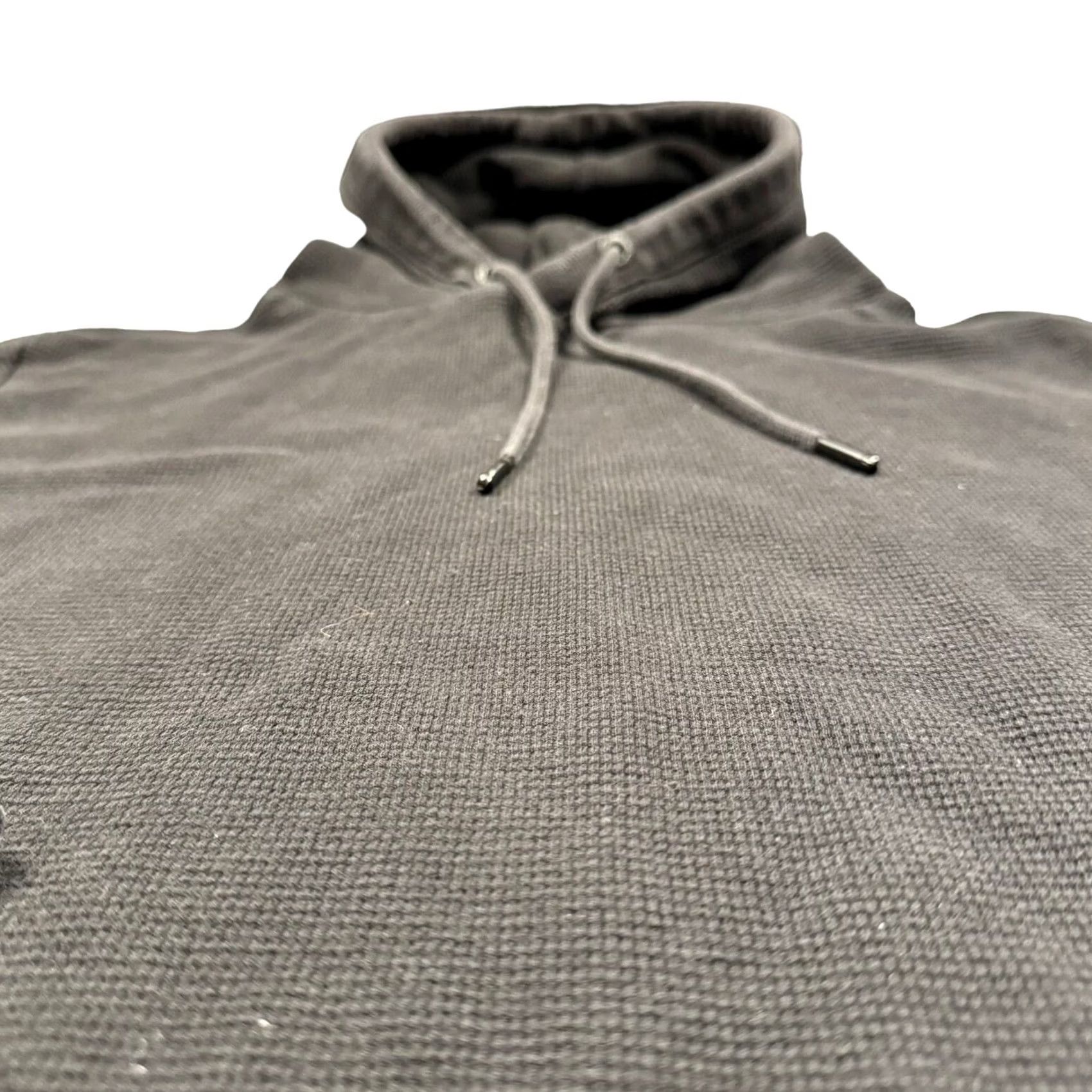 Vintage Calvin Klein Sweatshirt Men's XS Waffle Black Long Sleeve Hoodie Size US XS / EU 42 / 0 - 3 Thumbnail