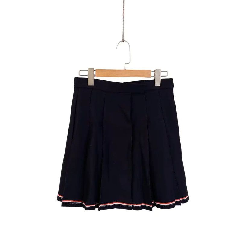 Thom Browne Thom Browne Black Wool Women's Skirt 0089 Size 36" / US 14 / IT 50 - 1 Thumbnail
