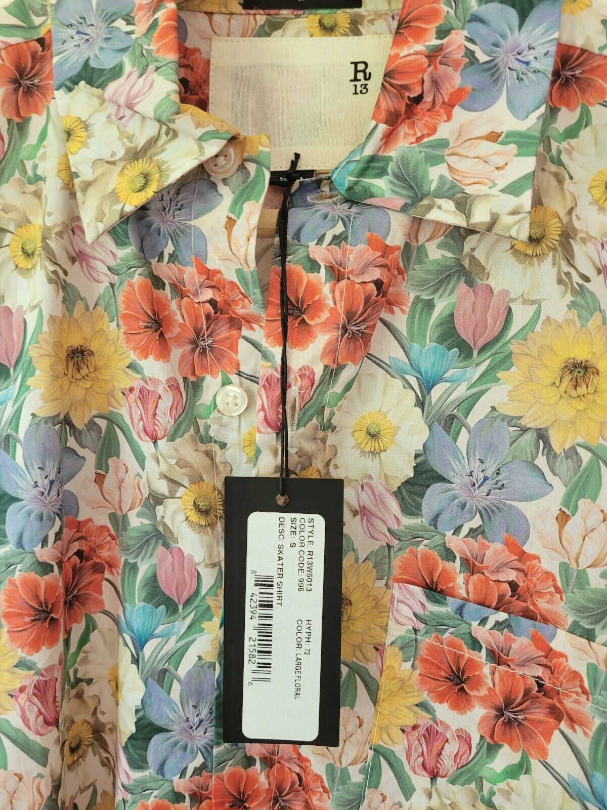 R13 R13 x Liberty of London Skater Shirt Size S / US 4 / IT 40 - 2 Thumbnail