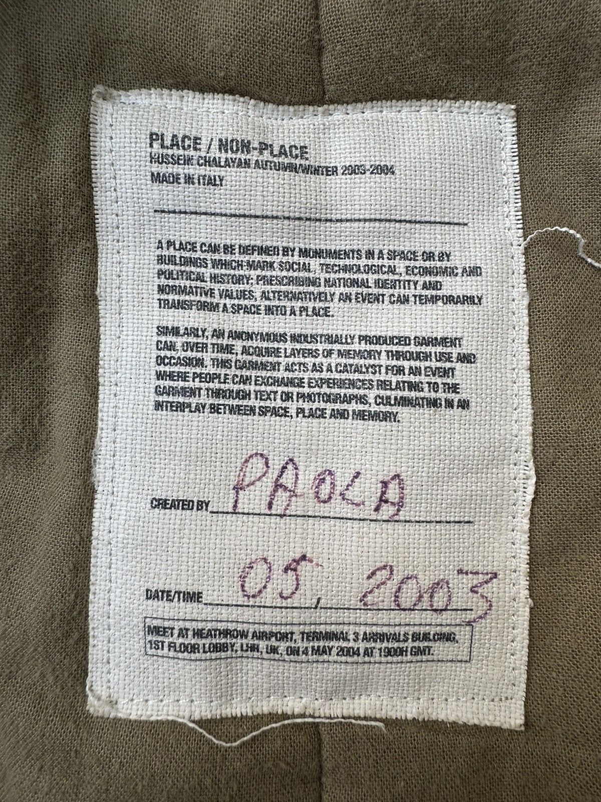 Hussein Chalayan Hussein Chalayan AW03 Pannier Cargo Military Parka Size US M / EU 48-50 / 2 - 14 Thumbnail