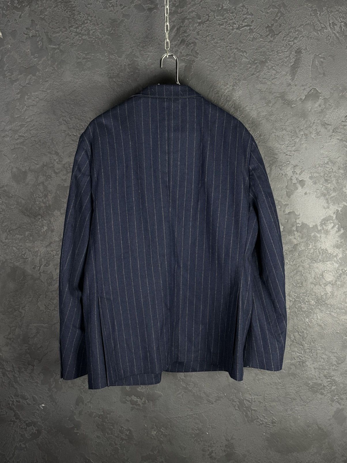 Hackett Hackett London Pinstripes Wool Men’s Blazer Jacket Size 46R - 7 Thumbnail