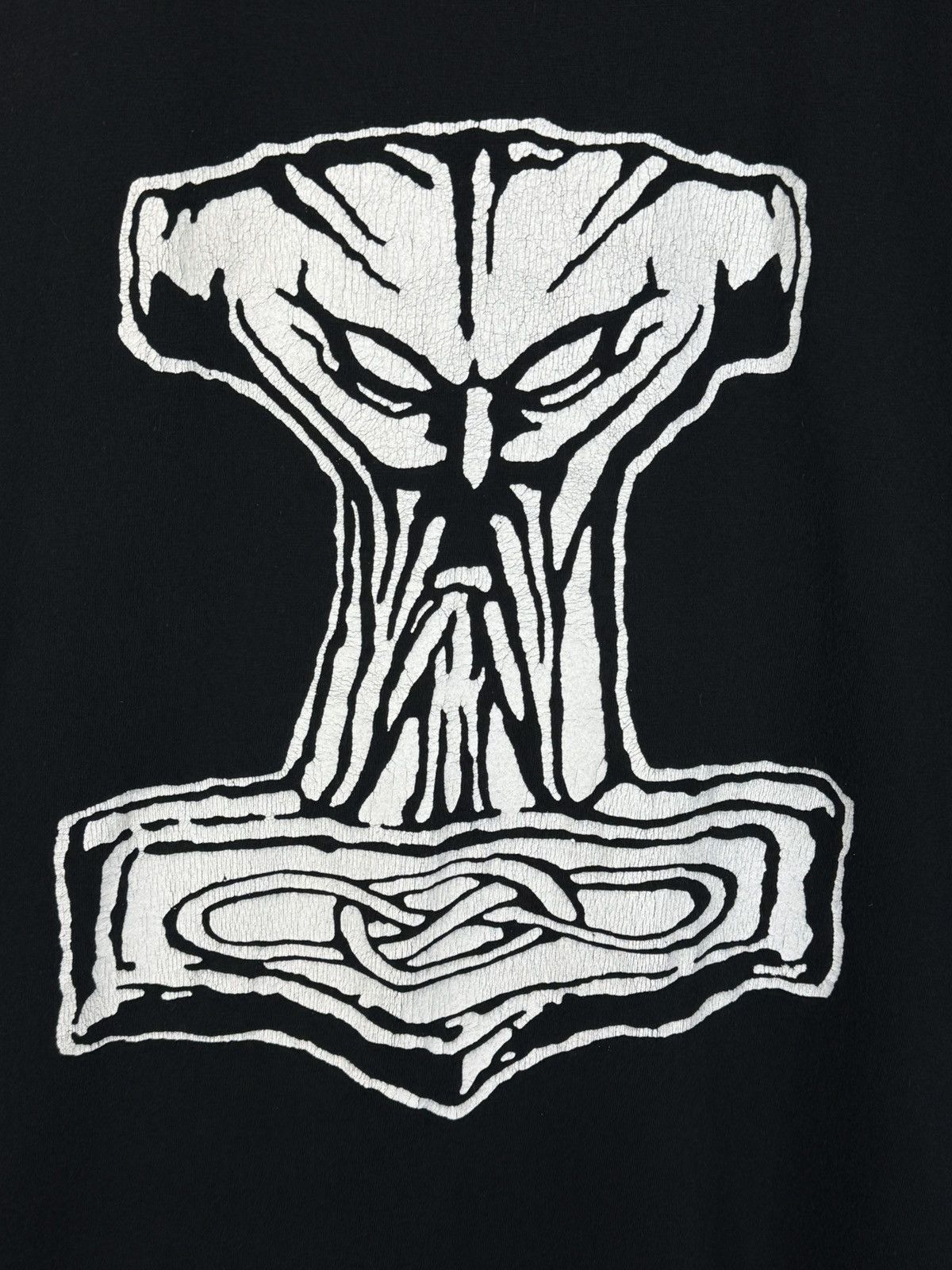 Band Tees 90s Unleashed 1991 And The Laughter Had Died Metal T-Shirt L Size US L / EU 52-54 / 3 - 7 Thumbnail