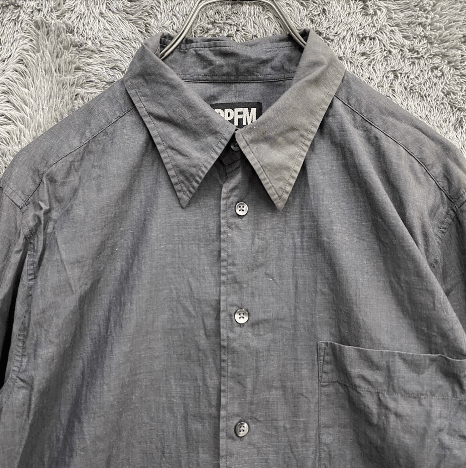 PPFM PPFM Gray Long Sleeve Shirt Size US L / EU 52-54 / 3 - 3 Thumbnail