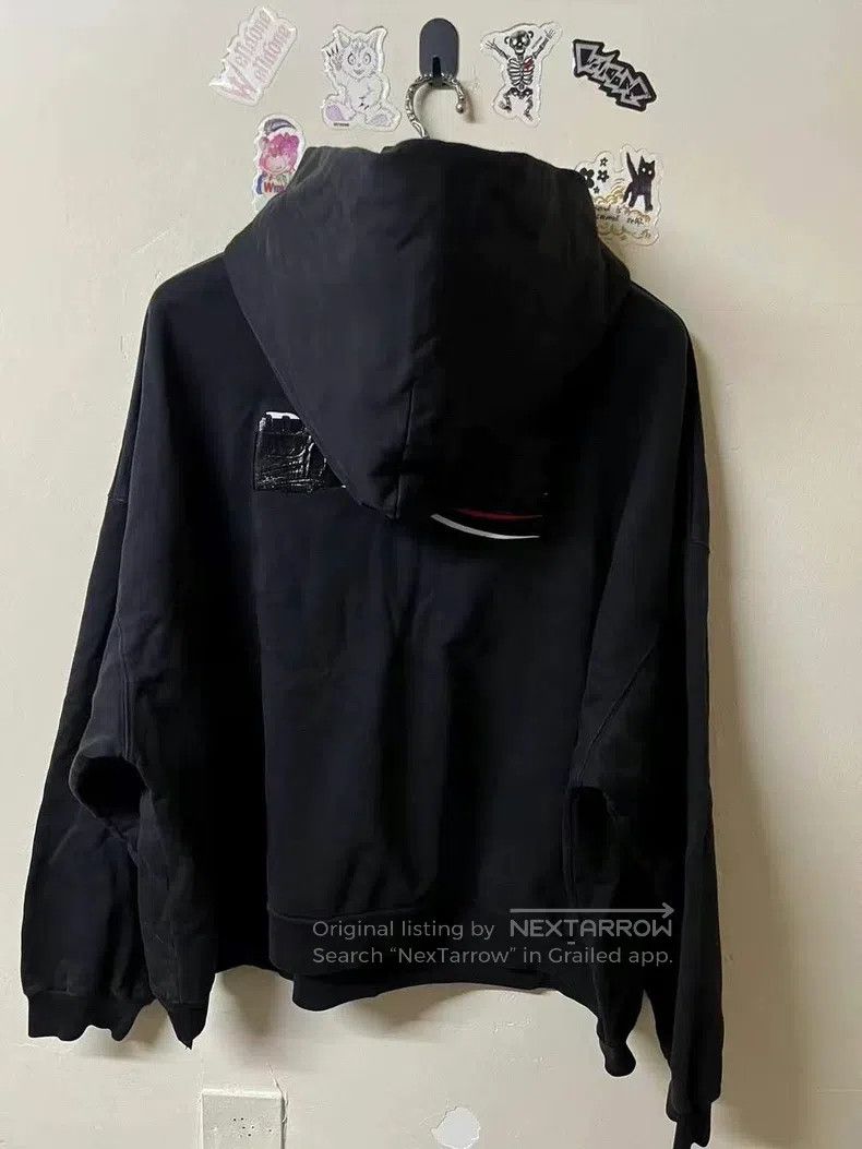 Balenciaga Balenciaga Cola Tape Hoodie Size US S / EU 44-46 / 1 - 2 Thumbnail