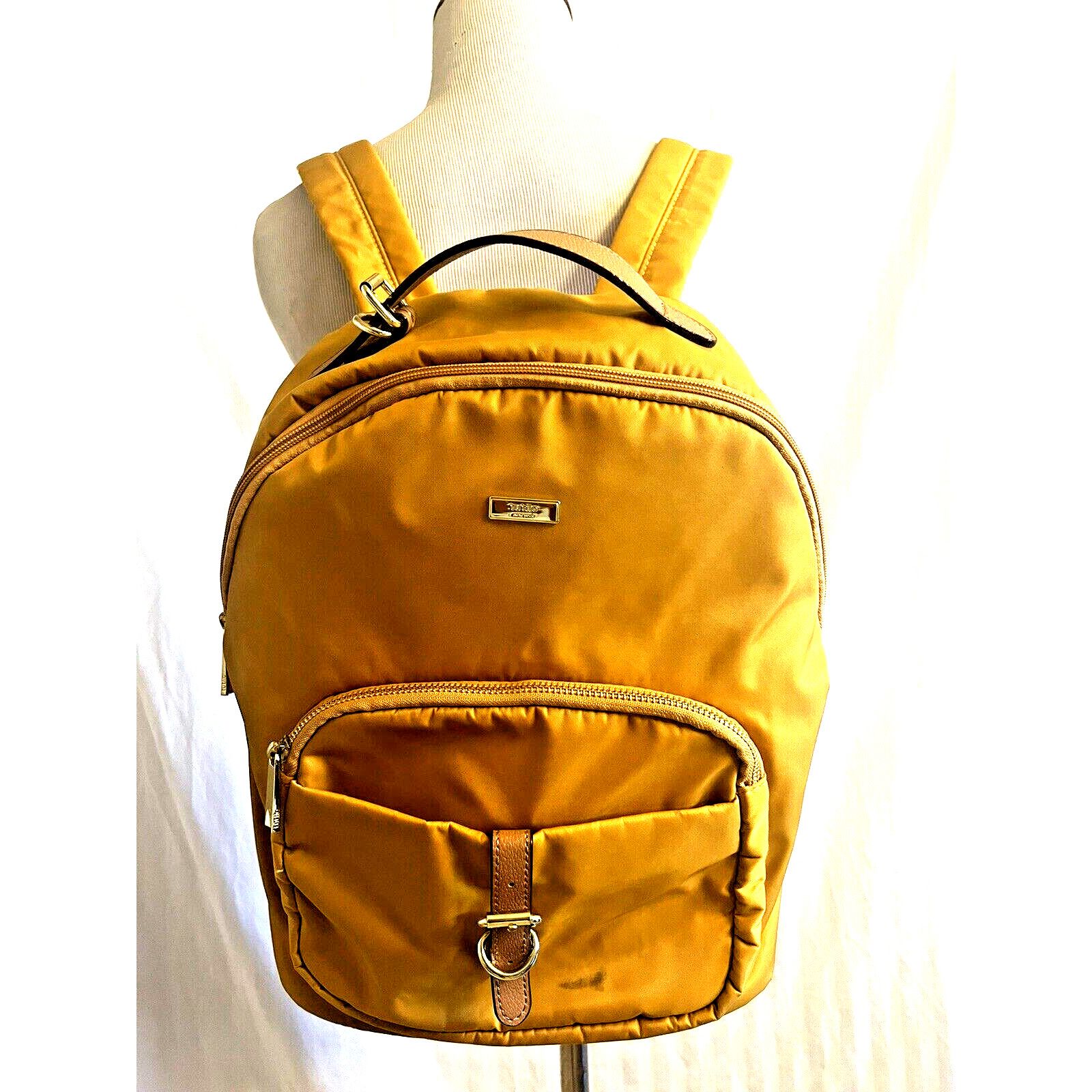 Bag Tutilo NY Goldenrod Nylon Leather Backpack Laptop Diaper Grailed