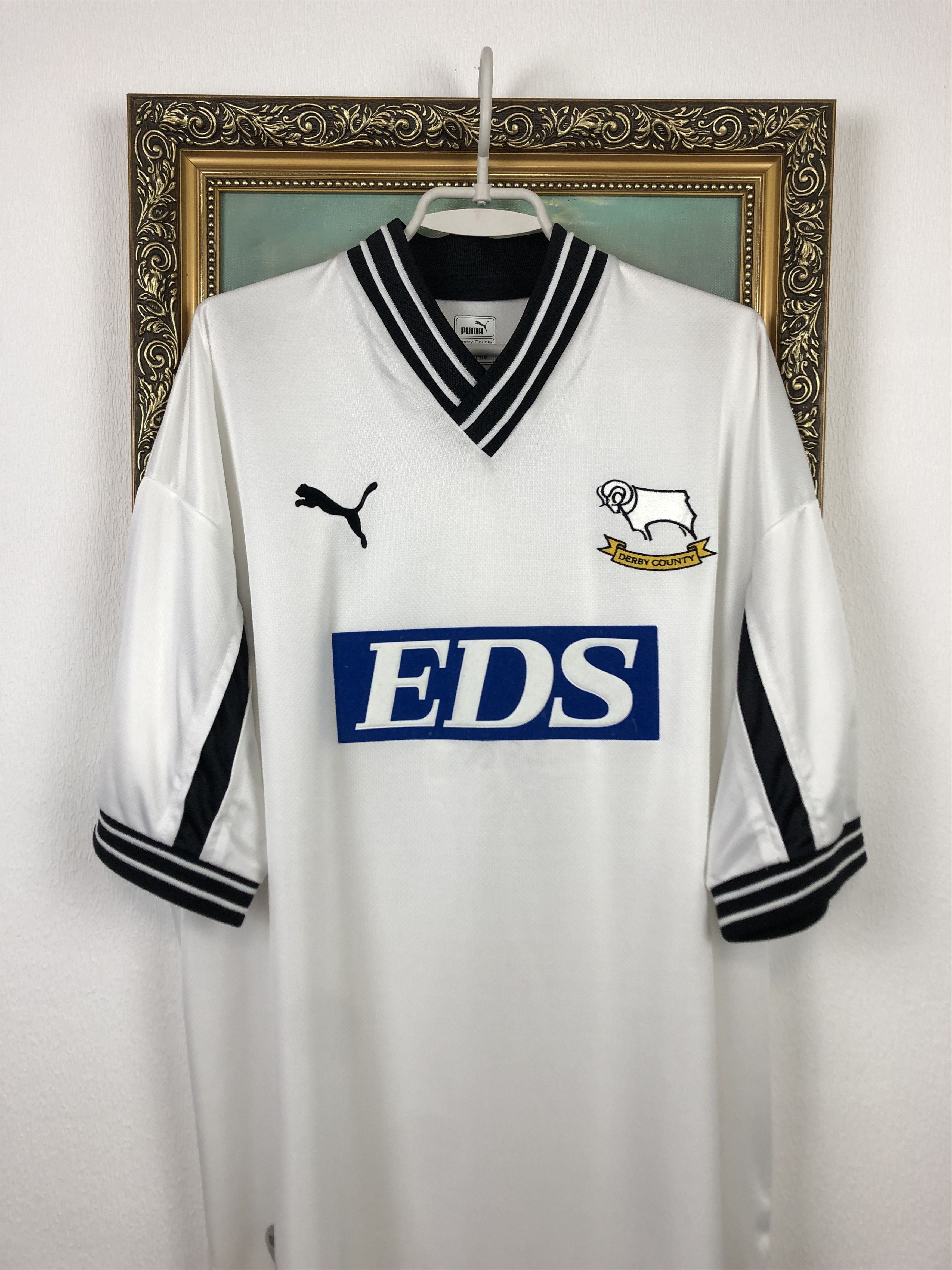 Vintage Derby County football shirt 1999 Soccer #1 Jersey Tee Hype Size US XL / EU 56 / 4 - 2 Thumbnail