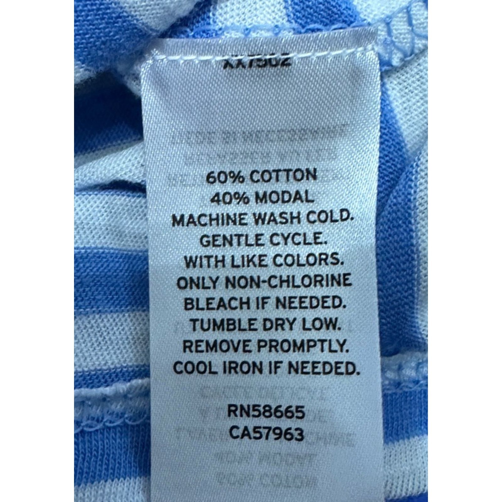 Other Caslon T-Shirt Short Sleeves Striped Blue White XXS NWOT Size XXS / US 00 / IT 34 - 8 Thumbnail