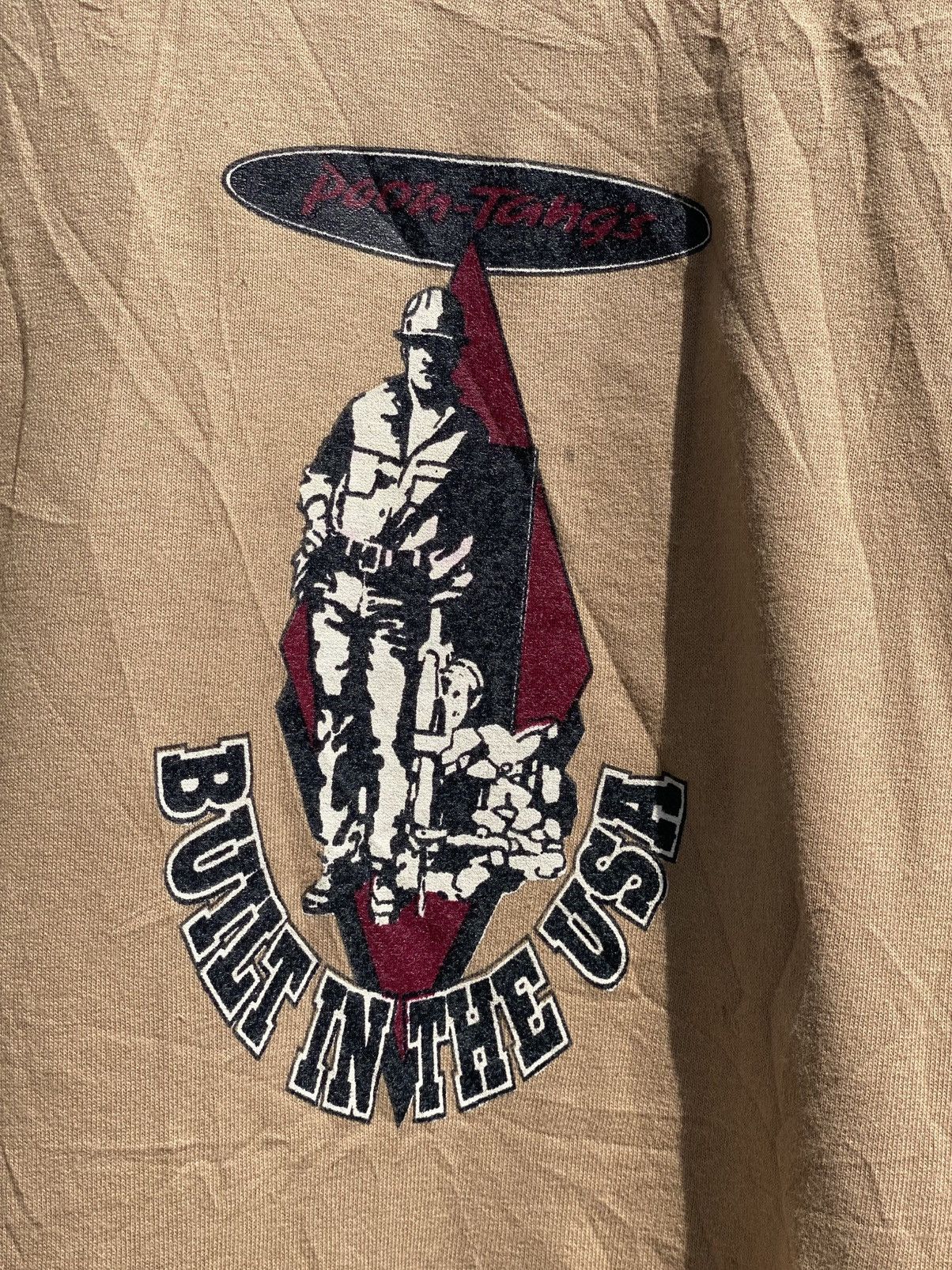 Japanese Brand Vintage 1994 Poon-Tangs Surf T-Shirt USA Built PTS Size M Size US M / EU 48-50 / 2 - 5 Thumbnail