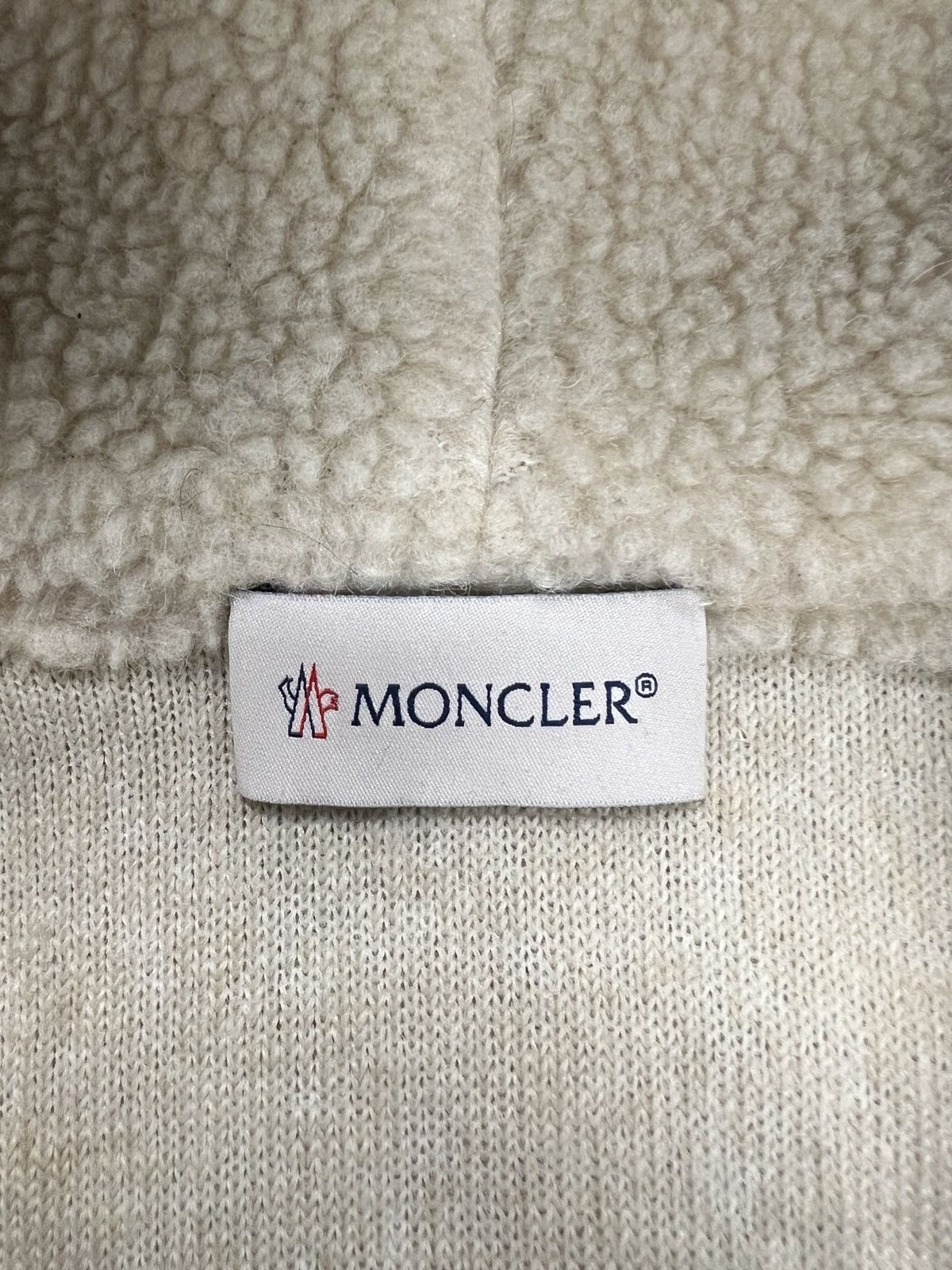 Moncler Moncler Teddy Fleece Wool Nylon Hooded Jacket Size US XL / EU 56 / 4 - 9 Thumbnail
