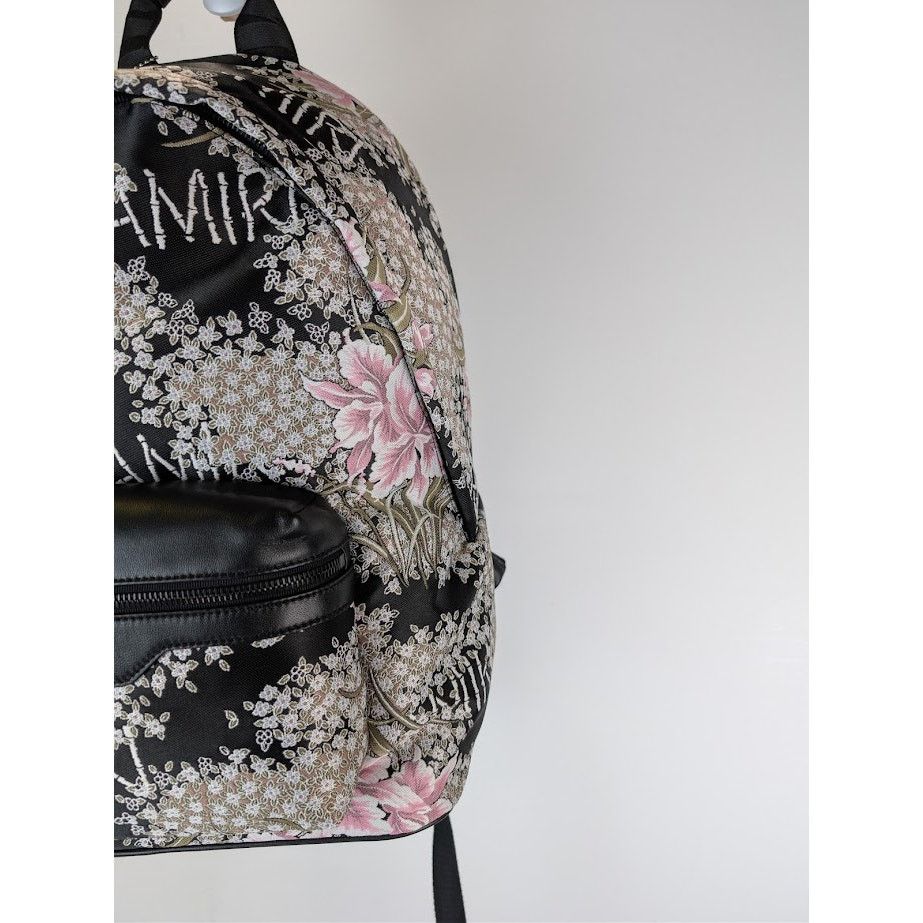 Amiri o1rshd1 Size: OS / Hibiscus Jacquard Backpack in Black Size ONE SIZE - 3 Thumbnail