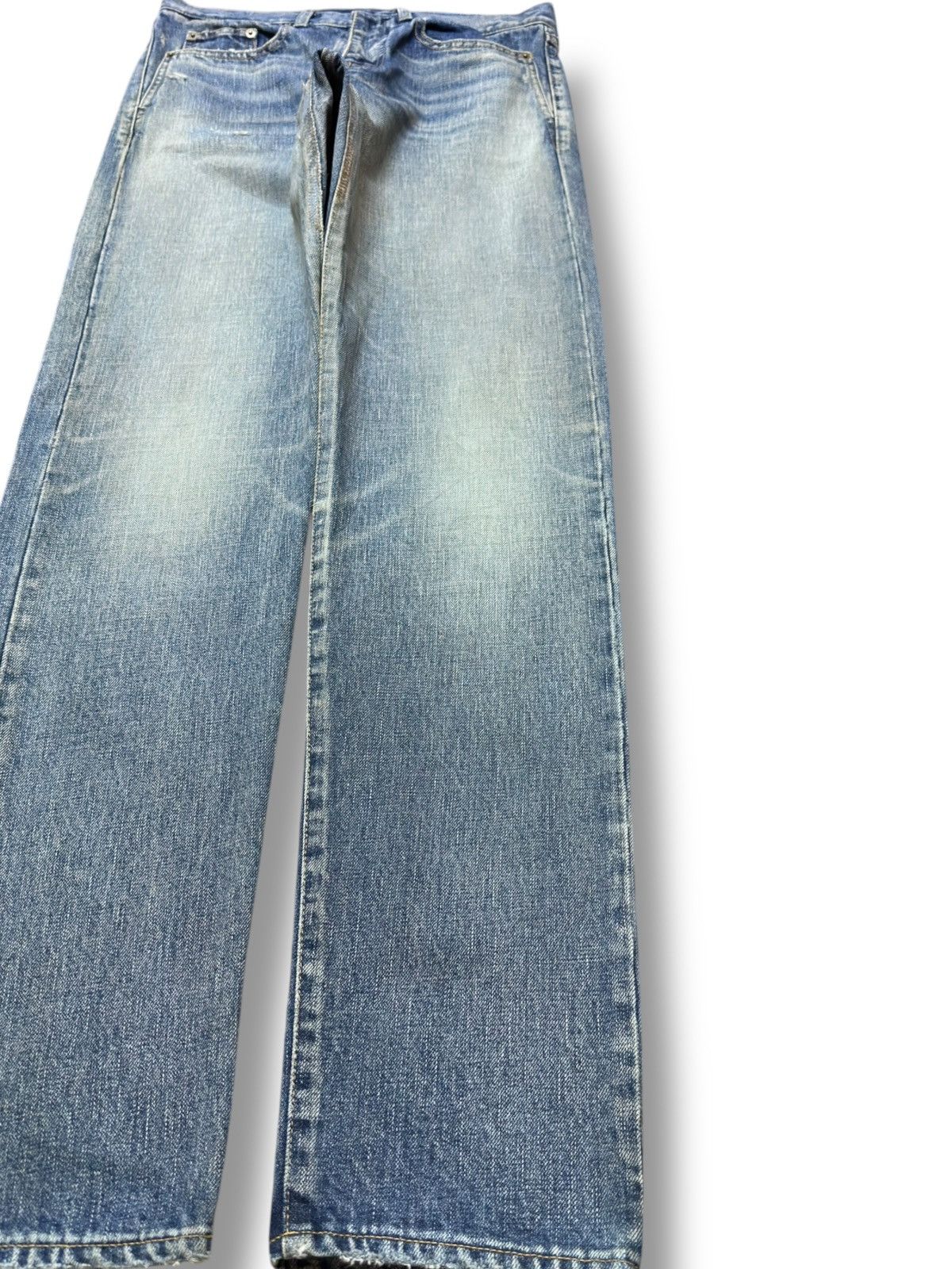 Saint Laurent Paris Vintage Saint Laurent Paris Straight Leg Denim Size US 31 - 5 Thumbnail