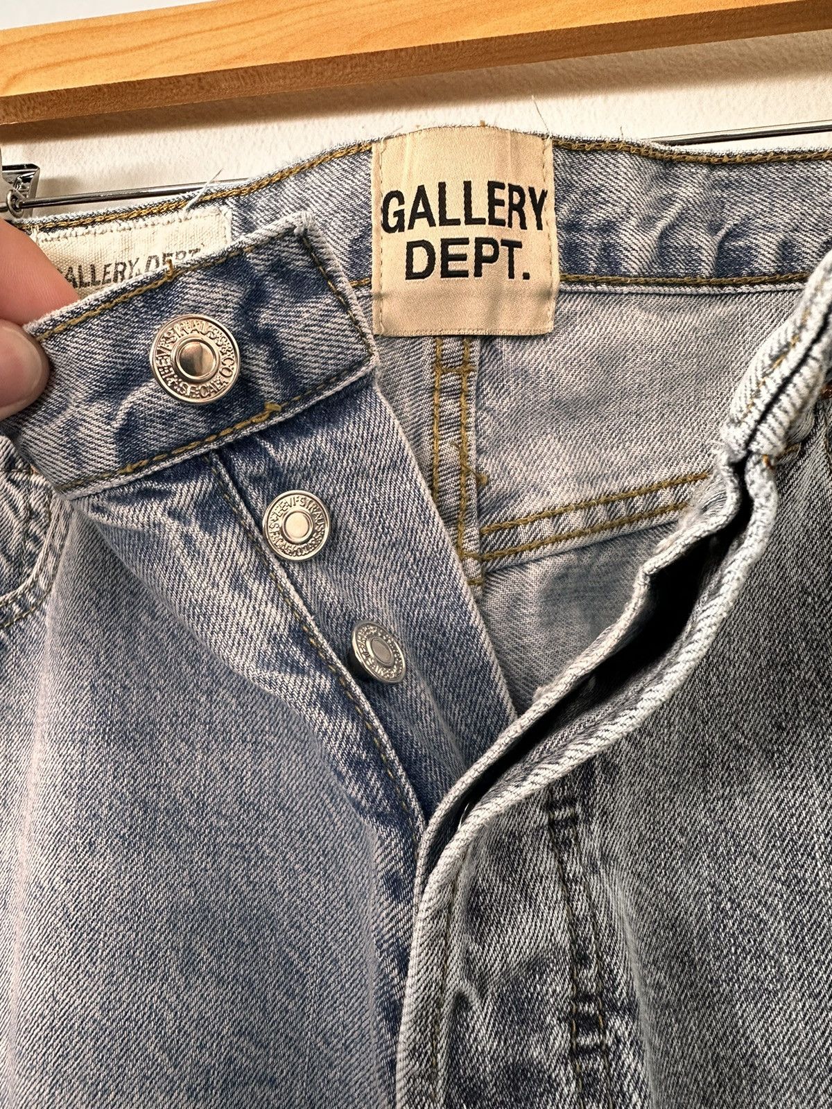Gallery Dept. Gallery Dept. Light wash 5001 Denims Size US 34 / EU 50 - 4 Thumbnail