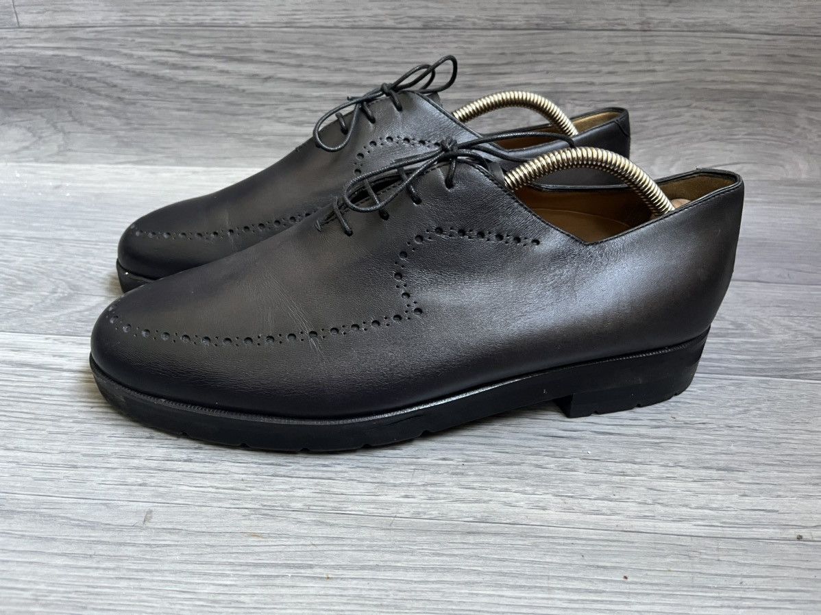 Berluti Berluti patina alesandro black leather oxford shoes uk 8 Size US 9 / EU 42 - 4 Thumbnail
