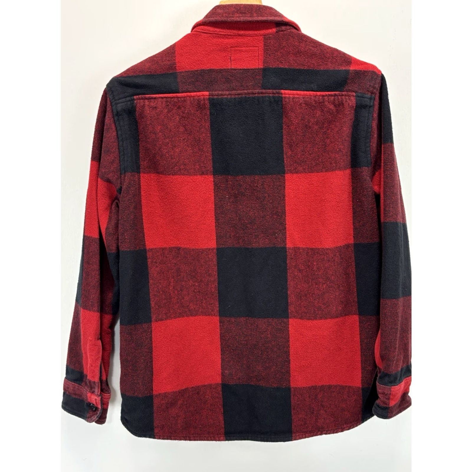 Abercrombie & Fitch Abercrombie & Fitch Flannel Shirt Jacket Mens S Red Buffalo Check Heavy Shacket Button-Up Plaid Grunge Retro Pockets Size US S / EU 44-46 / 1 - 4 Thumbnail