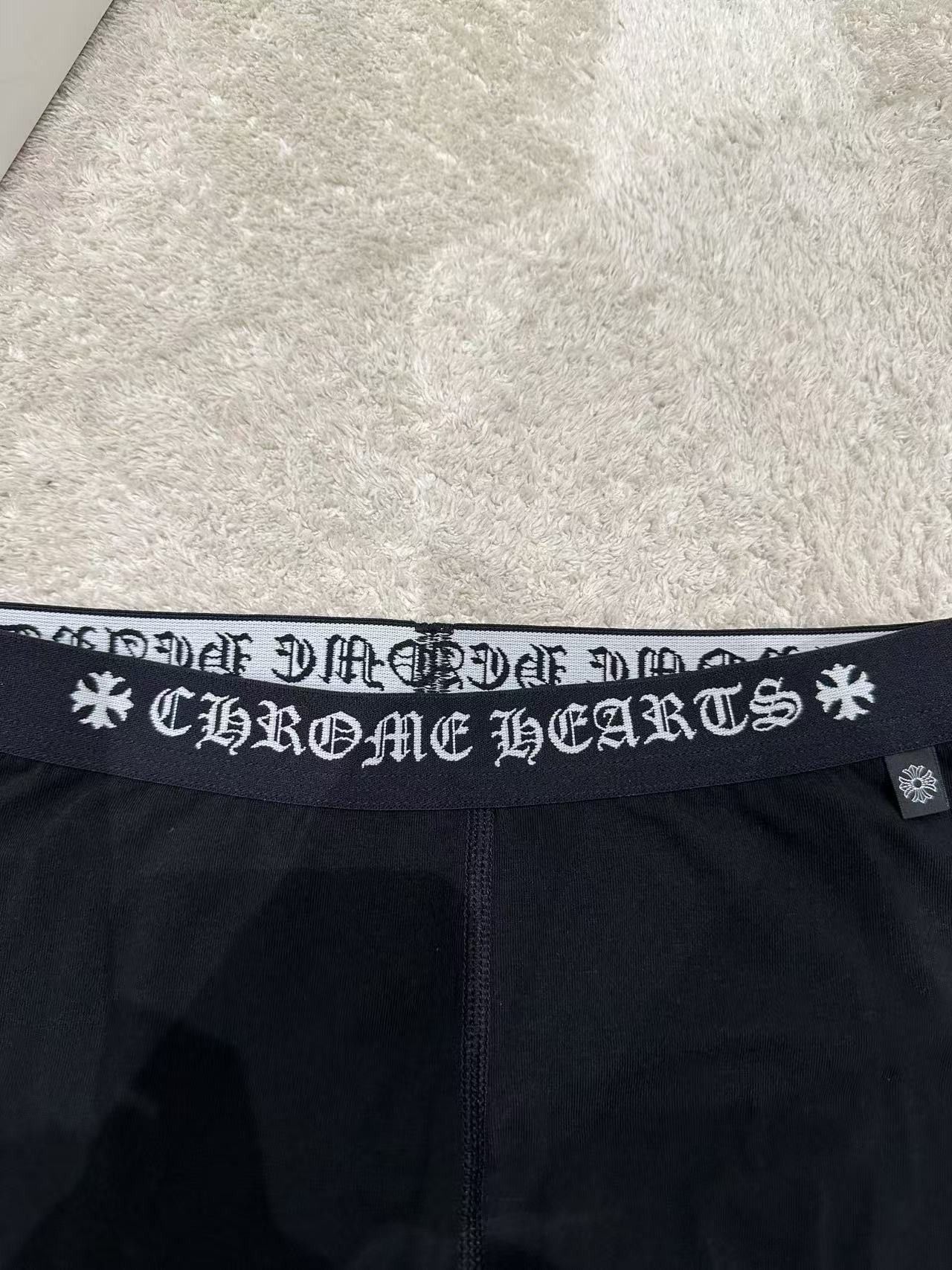 Chrome Hearts Chrome Hearts Black Horseshoe Logo Stretch Leggings Size 27" / US 4 / IT 40 - 5 Thumbnail