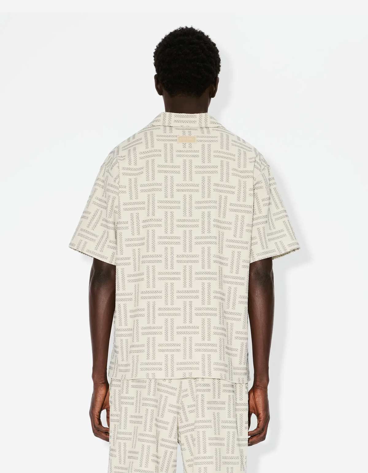 Kenzo Kenzo Weave Tan Hawaiian Shirt Size US S / EU 44-46 / 1 - 4 Thumbnail