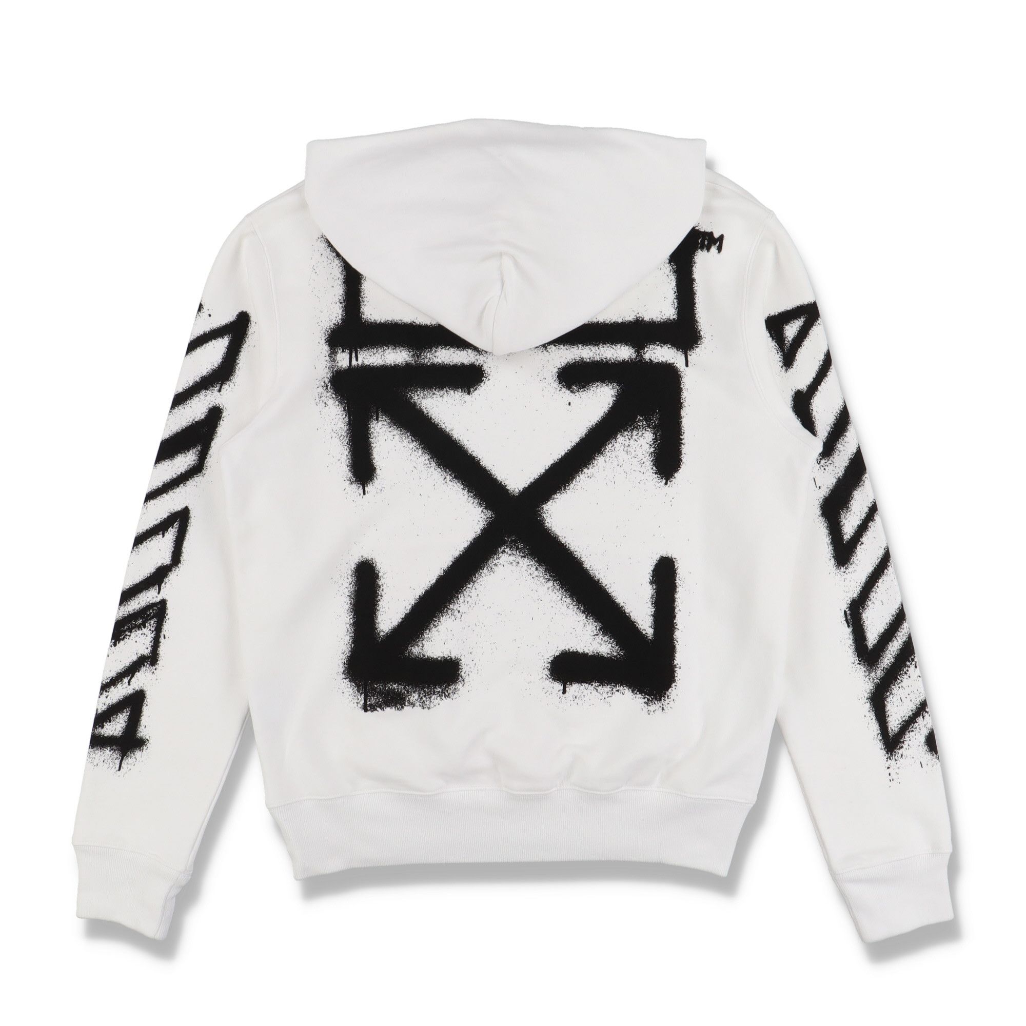 Off-White White Spray Marker Arrows Hoodie Size XL / US 12-14 / IT 48-50 - 2 Thumbnail