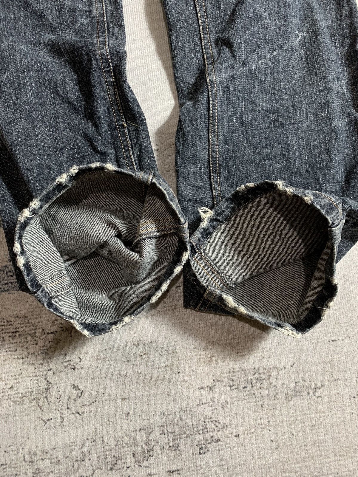 Vintage 💥BINDING OFFER💥2000s Cargo Distressed Denim Jeans Undefined Size US 32 / EU 48 - 7 Thumbnail