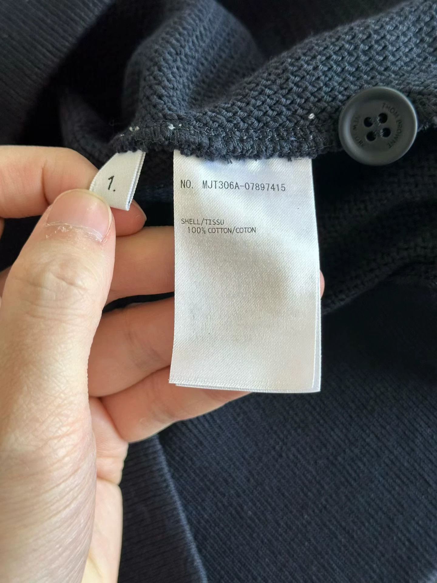 Thom Browne Thom Browne Blue Cardigan - Size 1 - New w/ Tags Size US S / EU 44-46 / 1 - 5 Thumbnail