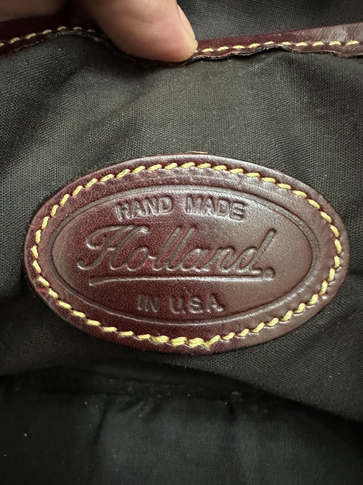 Filson RARE ‼️ Vintage Hand Made Holland Full Leather Backpack Size ONE SIZE - 12 Thumbnail