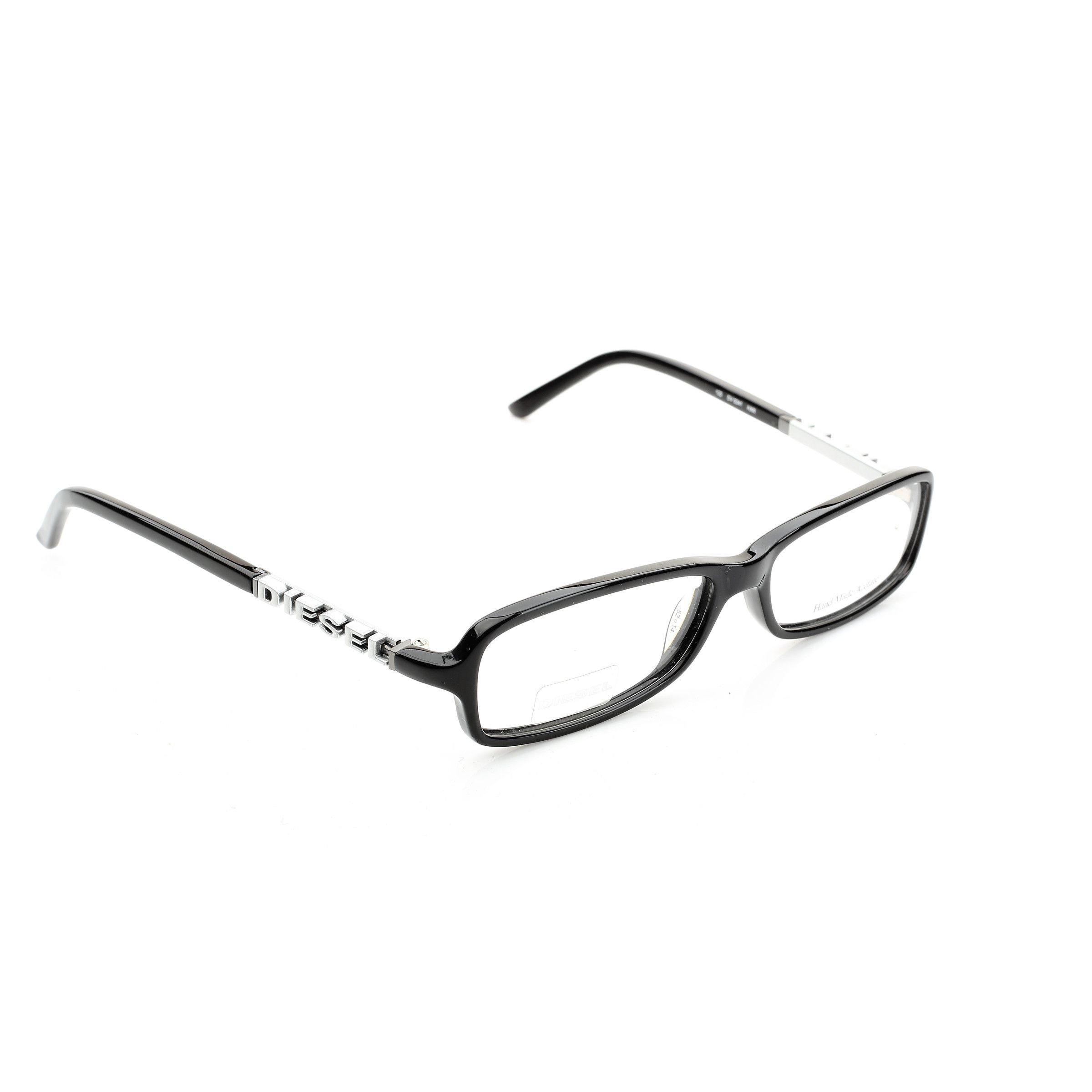 Diesel Diesel '00s Silver Signature Black Rectngular Glasses Size ONE SIZE - 3 Thumbnail