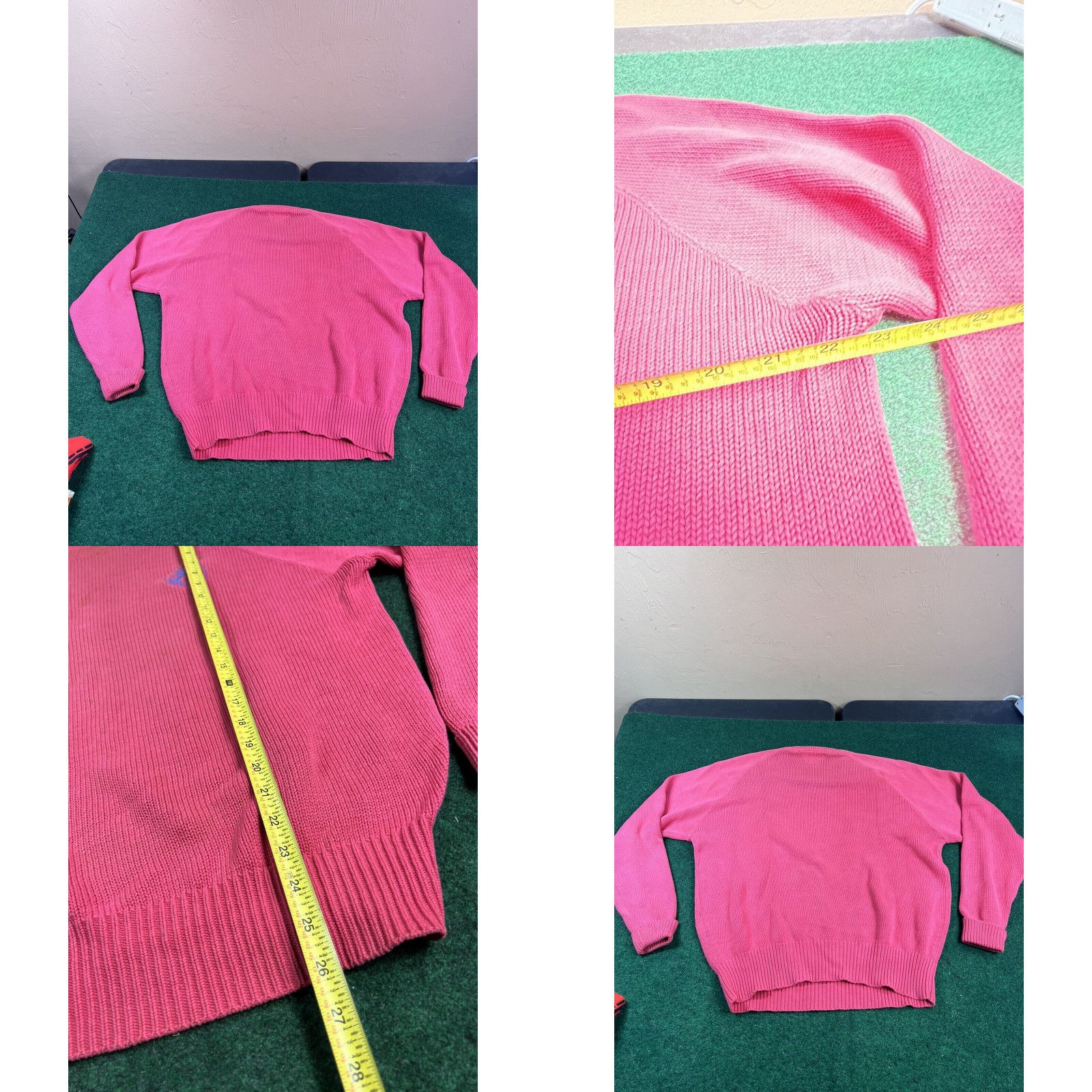 Polo Ralph Lauren Vintage 90s Polo Ralph Lauren Cookie Sweater Patch Embroidered Logo Pink Sz Smal Size US S / EU 44-46 / 1 - 8 Thumbnail